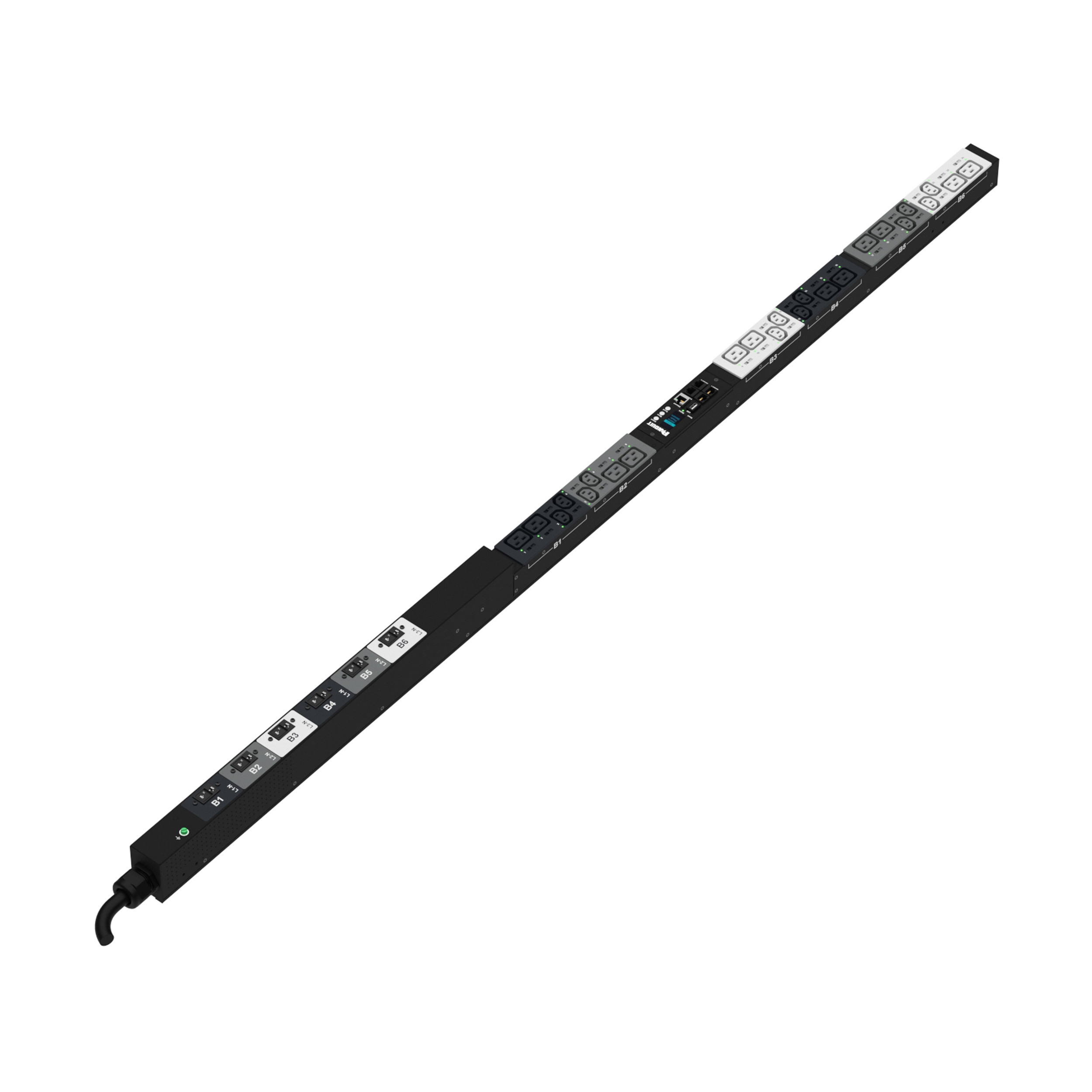 MS PDU, 32 Amper, 400 Volt, (12)C13, (12)C19, IEC 60309 3P+N+E 6h 32A (IP44)