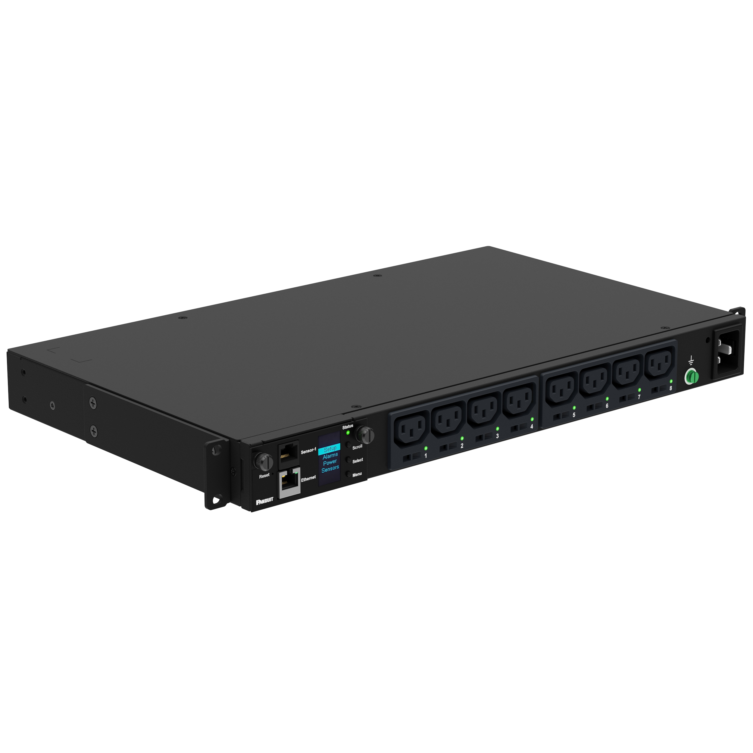MSPO PDU, 16AMP, 230V, (8)C13, IEC 60309 2P+E 6h 16A (IP44)