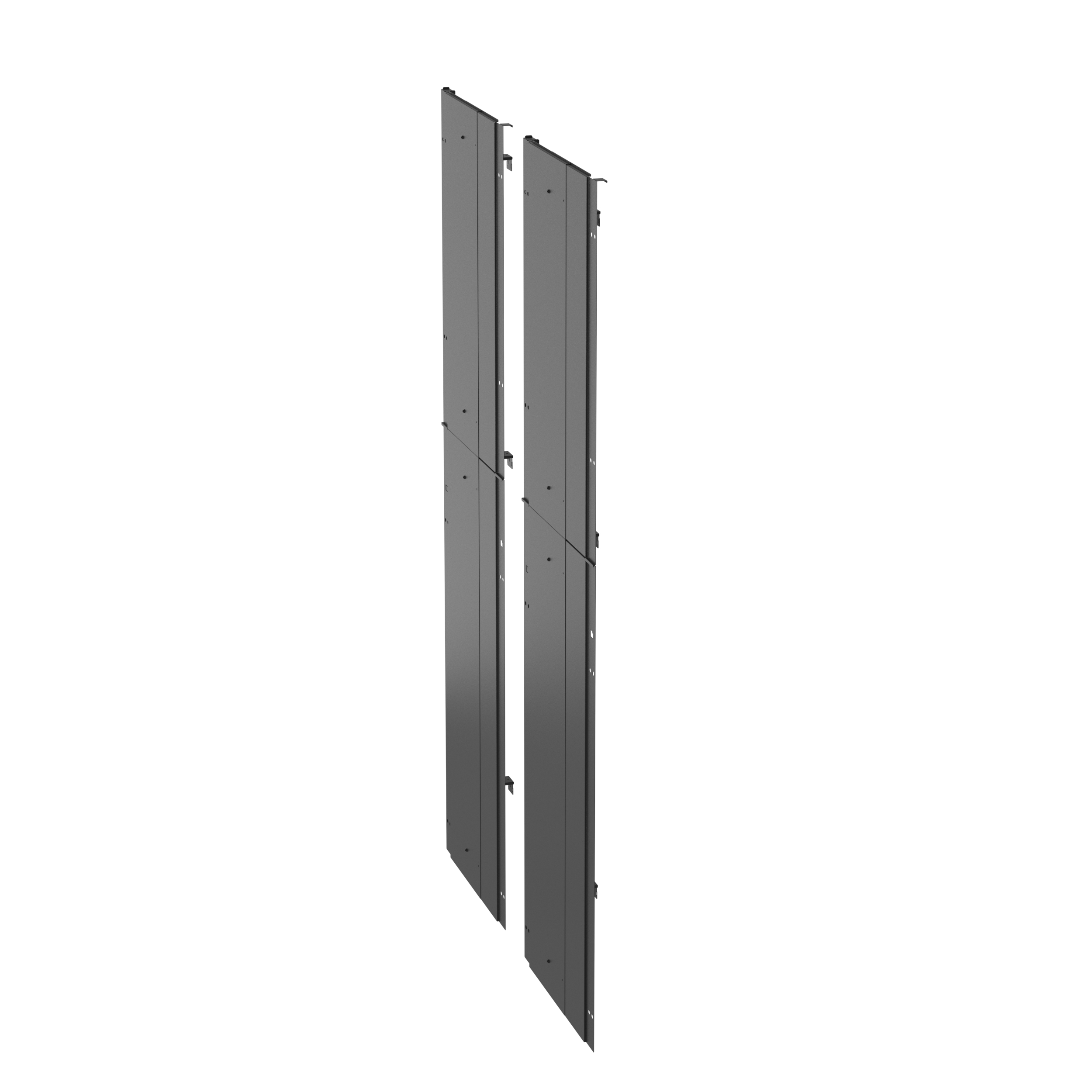 Ayarlanabilir Uç Panel Seti, 52RU, 30" ila 36", Siyah