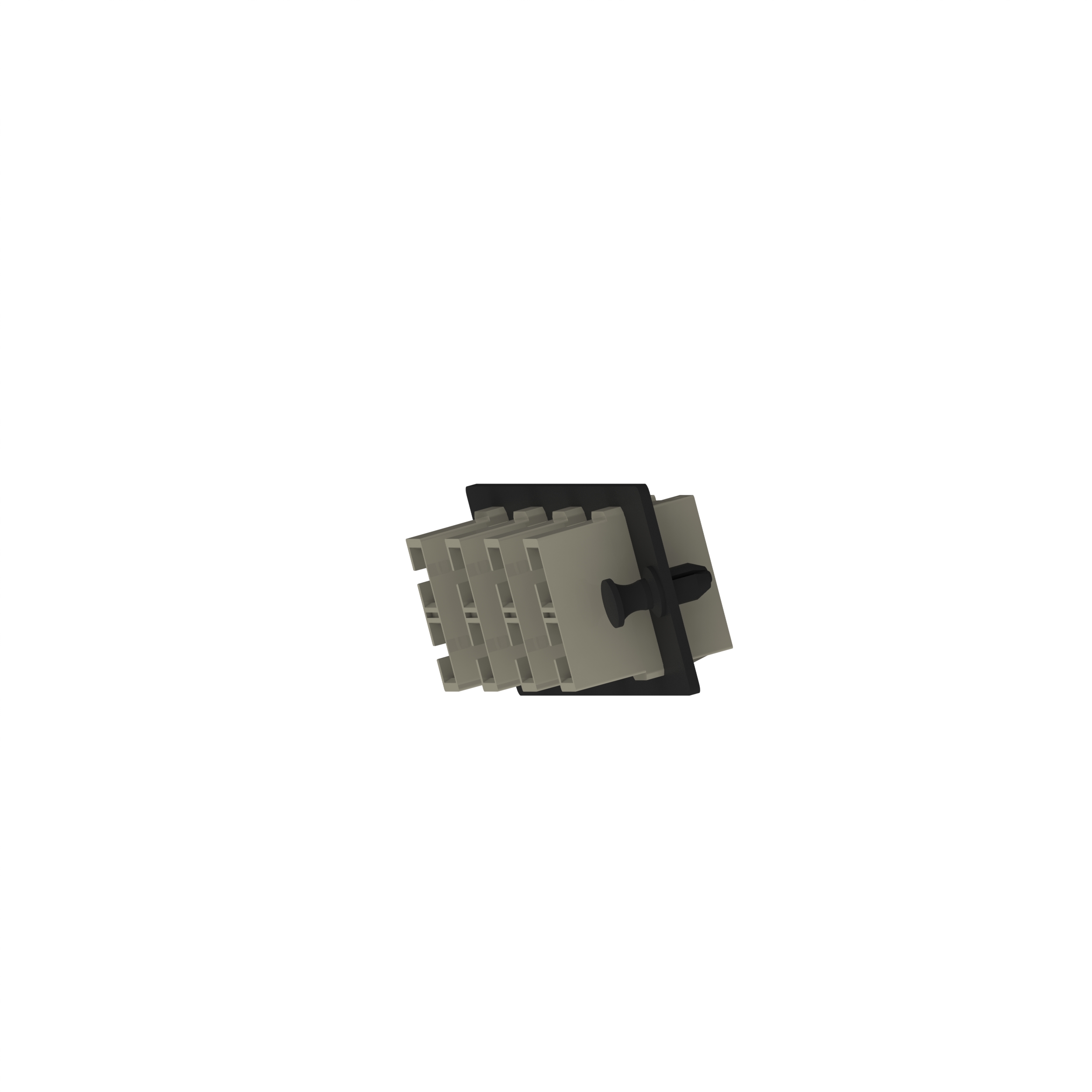 Opticom® Fiber Adaptör Paneli, OM1, 4 SC Çift Yönlü, Elektrik Fildişi