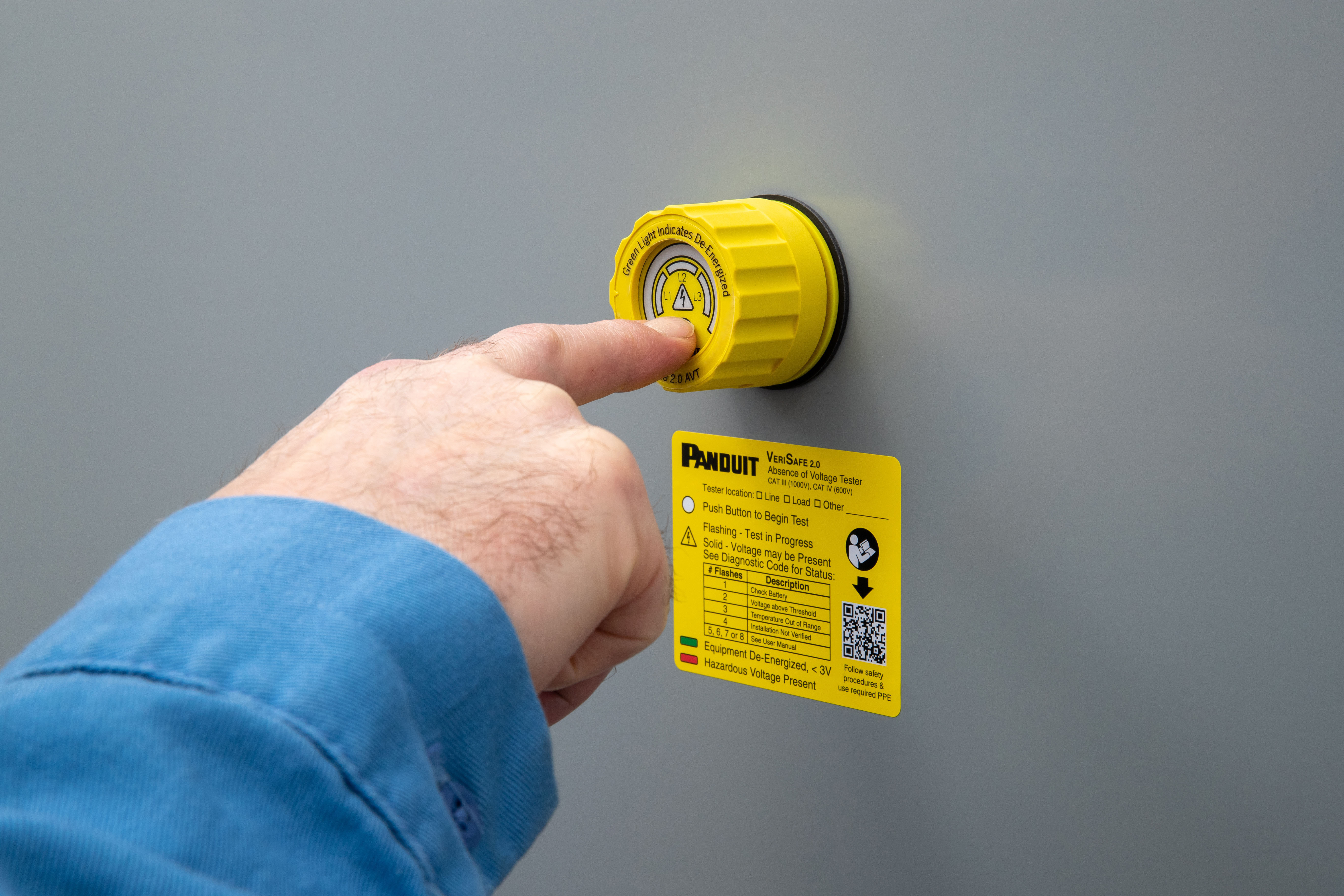 VeriSafe 2.0 AVT Replacement Labels, Includes One Faceplate & Instruction Label Replacement for Each Offered Language