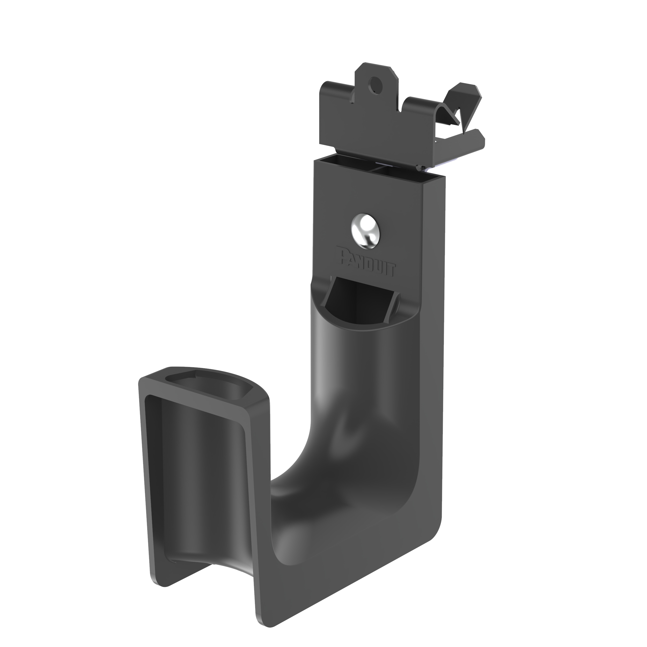 J-Kanca, Dönen, 12.7mm, Siyah, PA 6.6/Metal, Çekiçle Takılan, 50.8mm, 50'li Paket