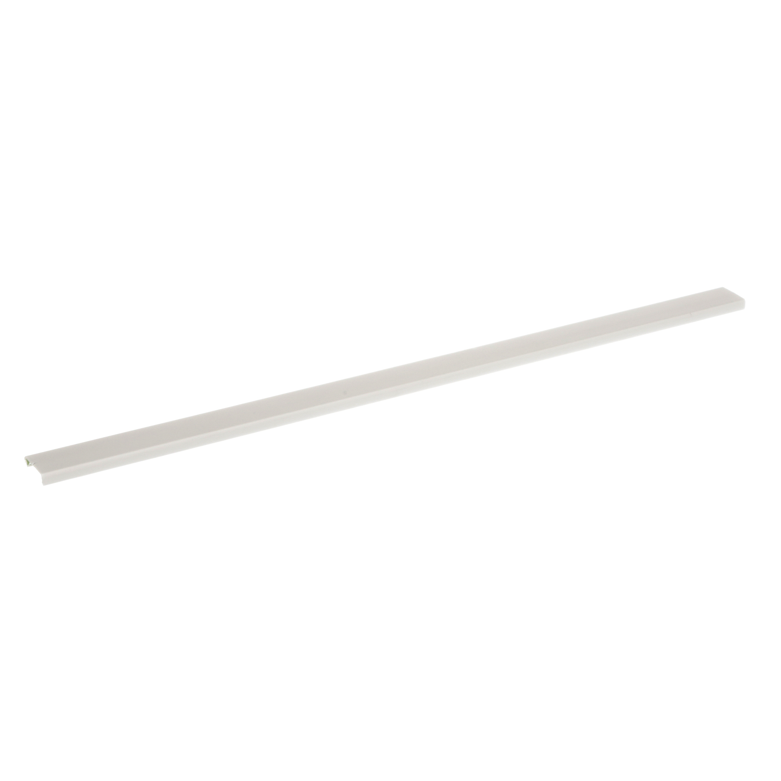Kablo Kanalı Üst Kapağı, Halojen İçermez, 0.5" Genişlik x 6' Uzunluk, Beyaz, 6'lı Paket