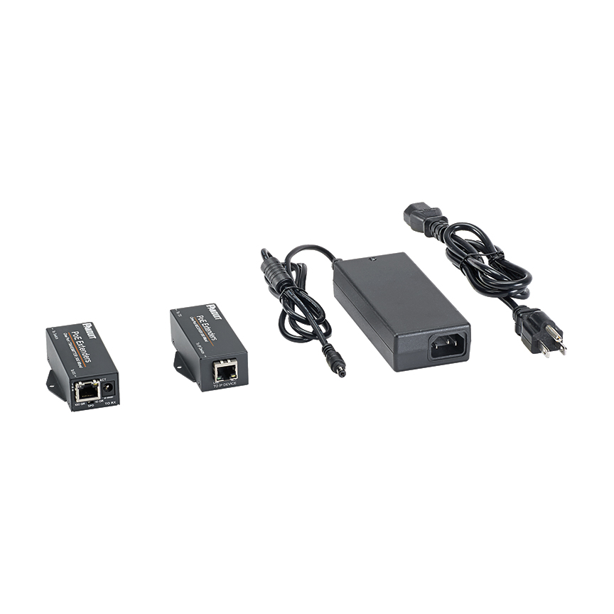 PoE Ext Kit, 1 Port Tx And Rx Box, 60W PS