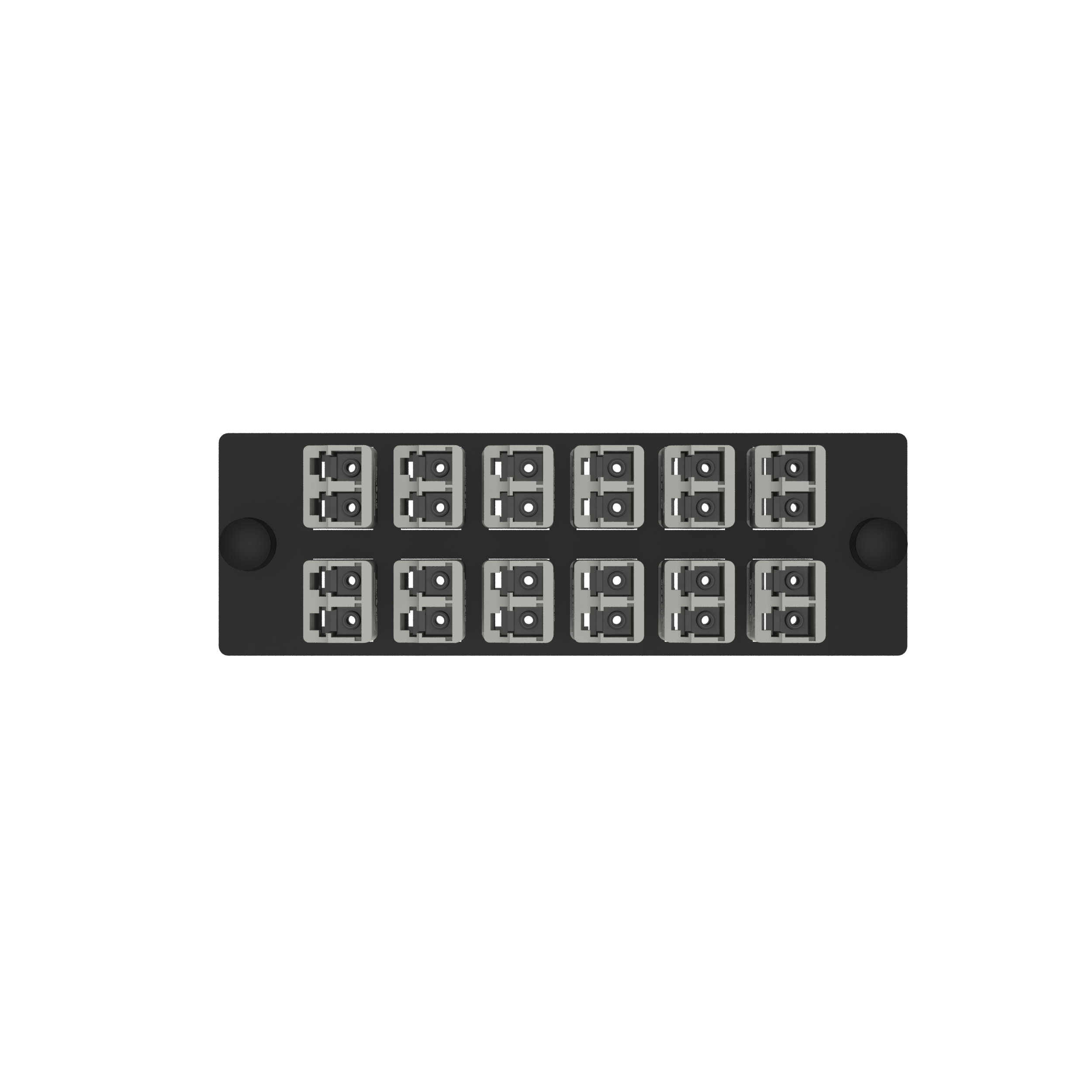 Opticom® Anahtarlı P-Anahtarlı Beyaz/Anahtarsız FAP, OM4, 12 LC Çift Yönlü