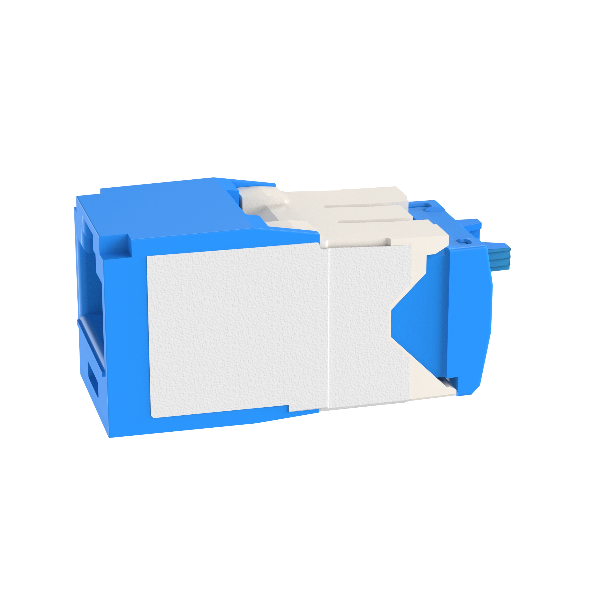 Mini-Com® UTP RJ45 Cat 6A TG Jack Modülü, Mavi