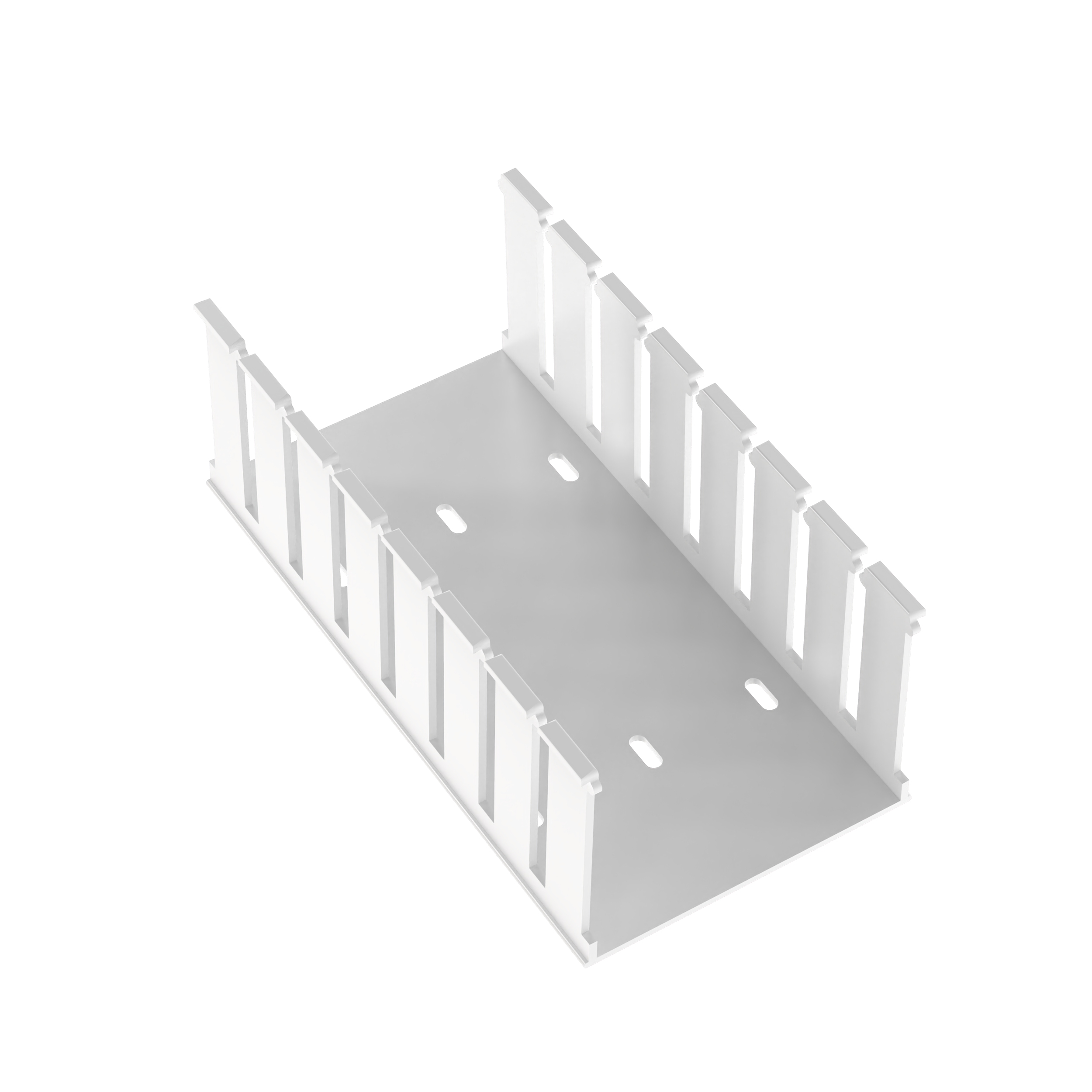 Wide Slot Duct, White, Hal-Free PPO, 105.2x77.7mm,PK6
