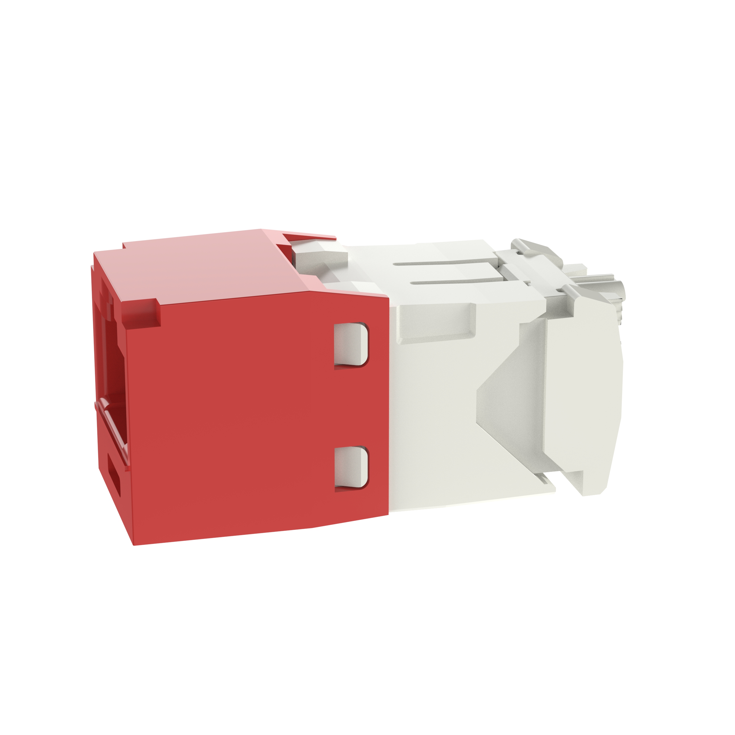 Mini-Com® UTP RJ45 Cat 6 TG Jak Modülü Korozyon Dayanımlı, Kırmızı
