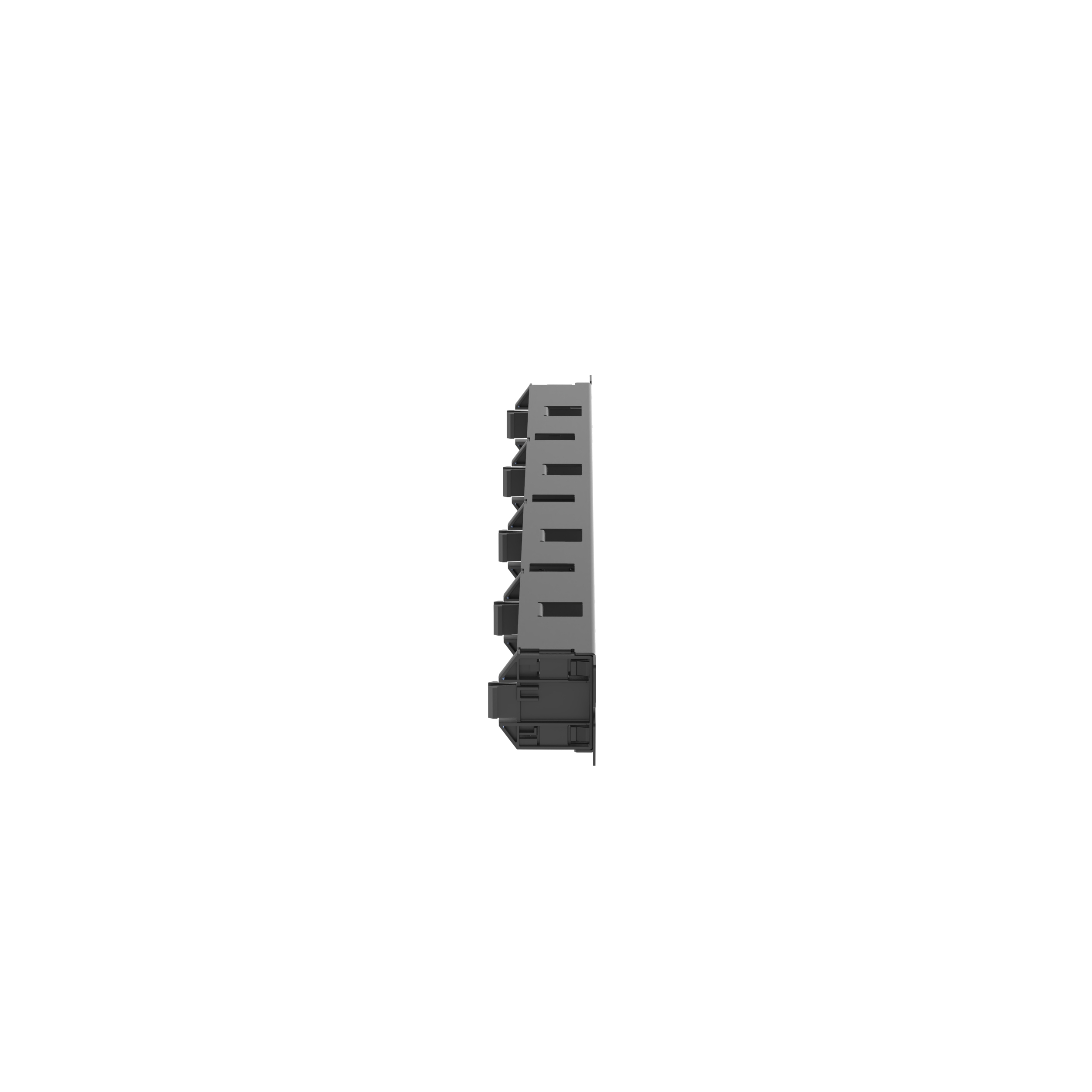 QuickNet™ Korumalı Yama Paneli, 24 Port, 1 RU, Siyah