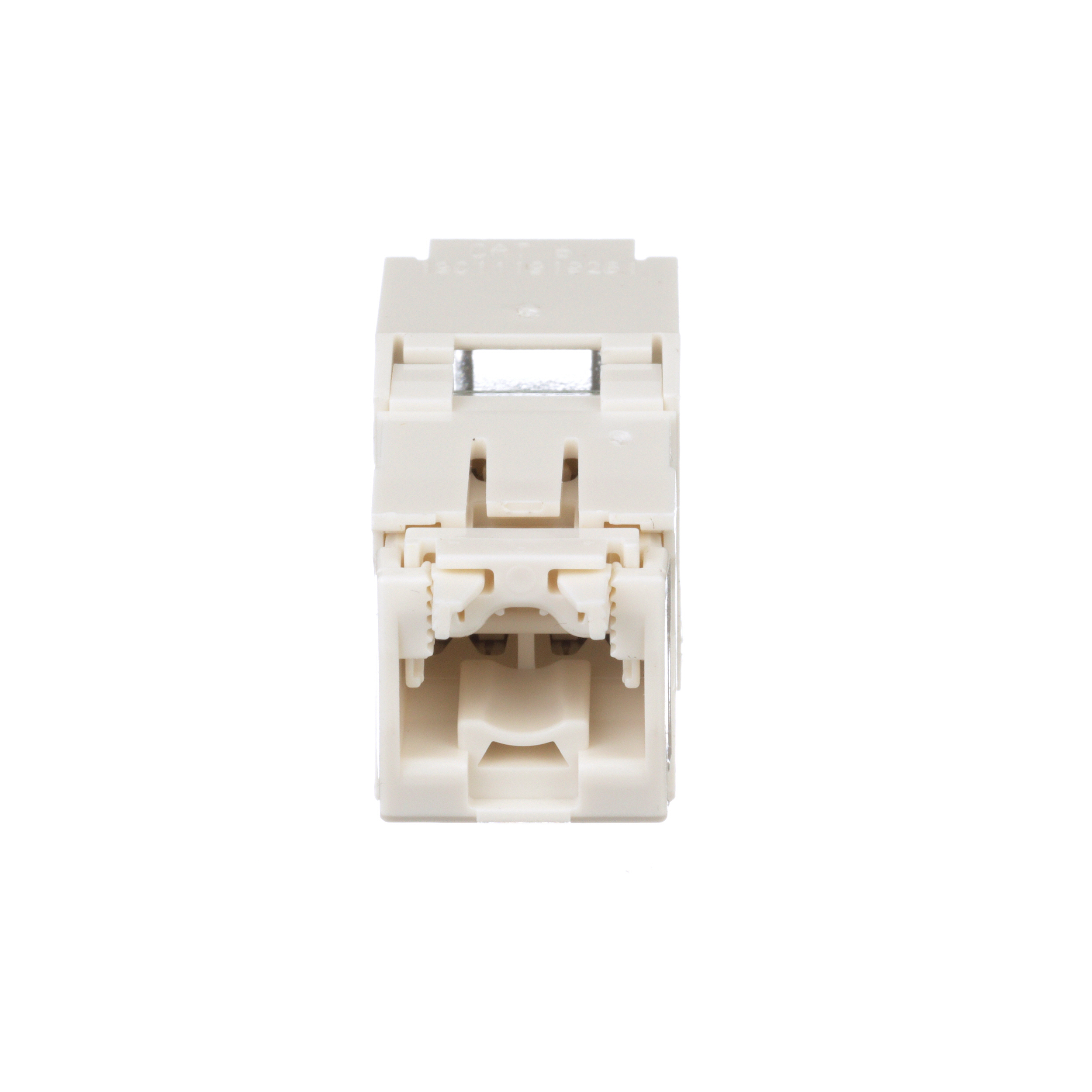Mini-Com® RJ45 Cat 6 Shuttered TG Jack Module, IW