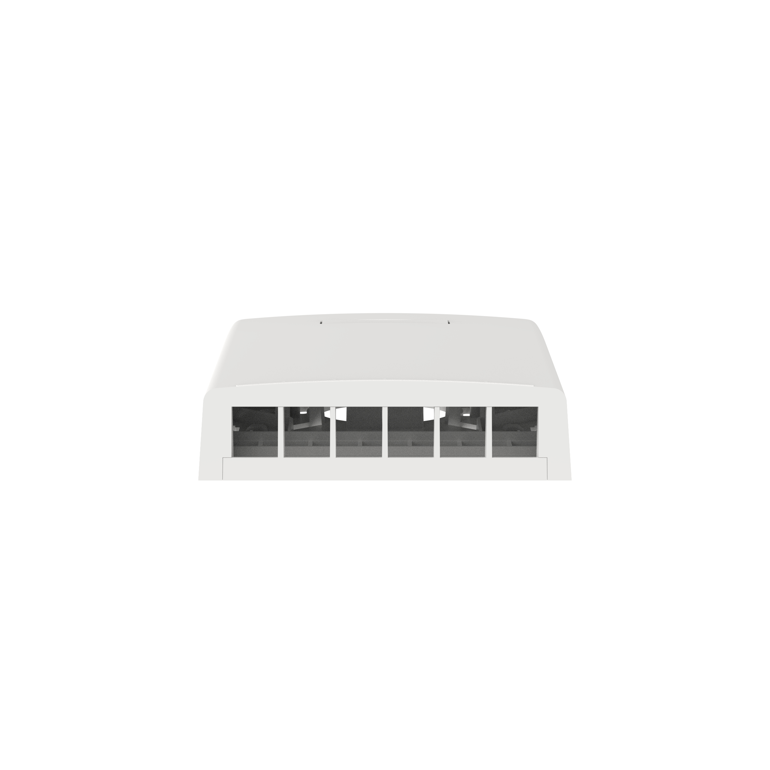 Keystone Yüzey Montaj Kutusu, 6 Port, Beyaz
