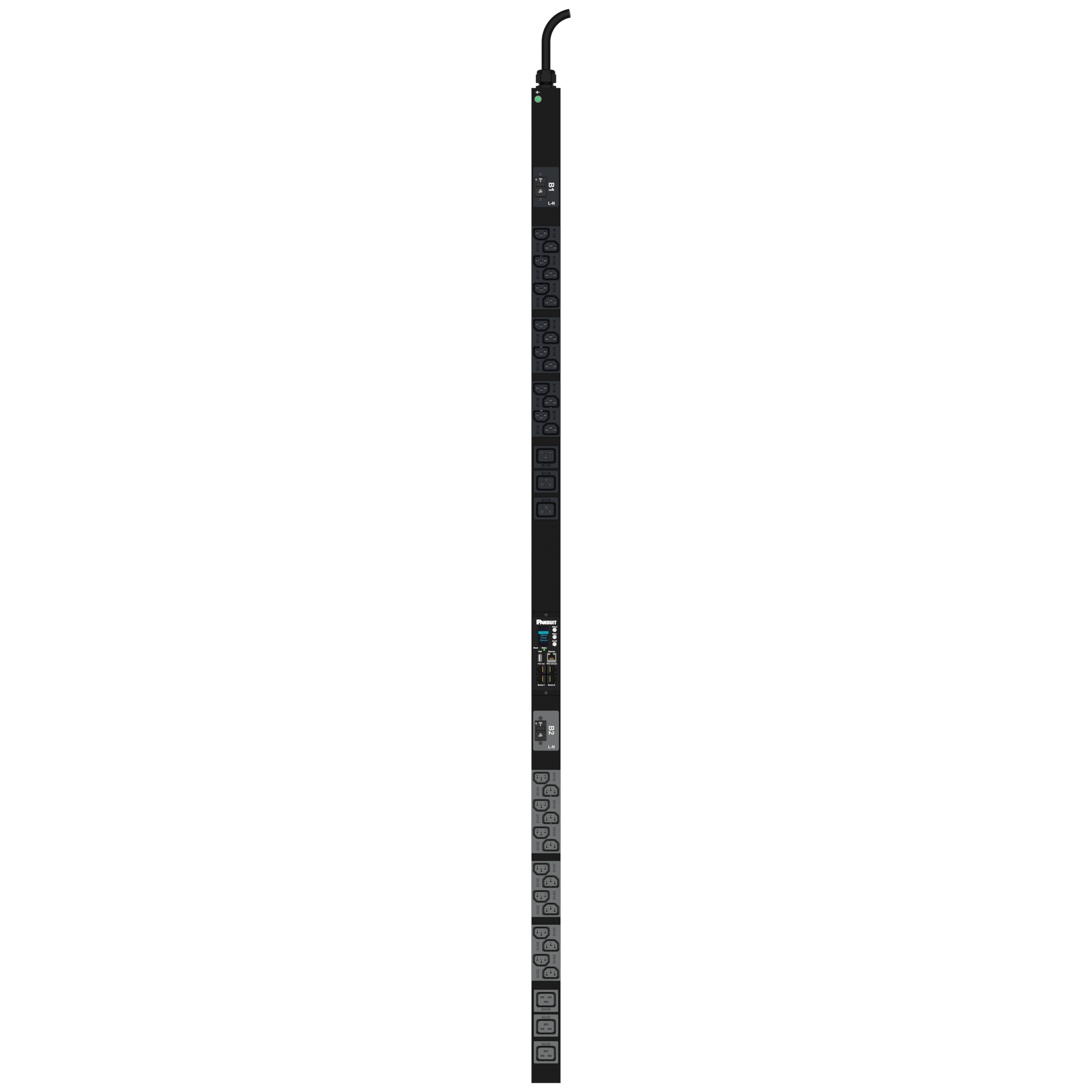 MI PDU, 32AMP, 230 V, (28)C13, (6)C19, (IP44)