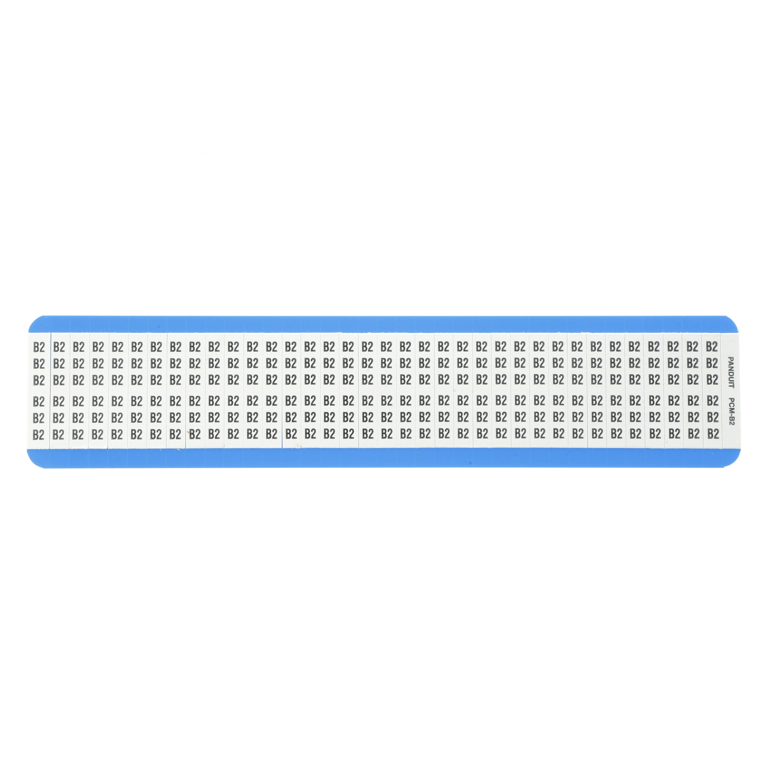 Ön Yazdırılmış, Genişlik .25" x Uzunluk 1.5", B2, LEJANT, 25'li Paket