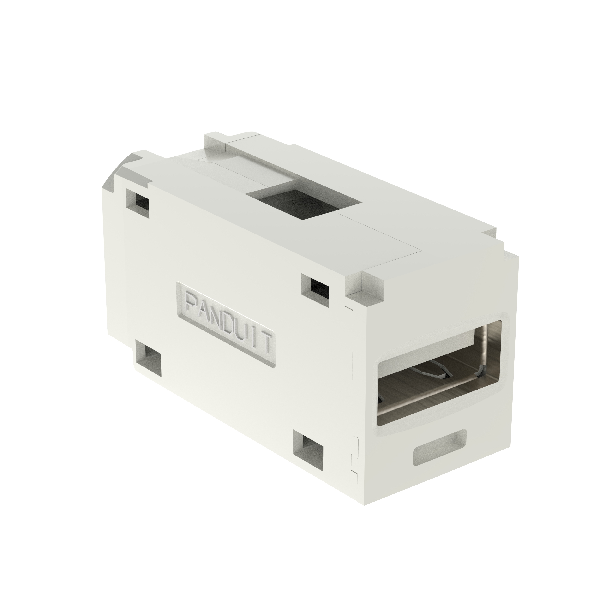 Mini-Com® USB Bağlantı Elemanı, 2.0, Arktik Beyaz