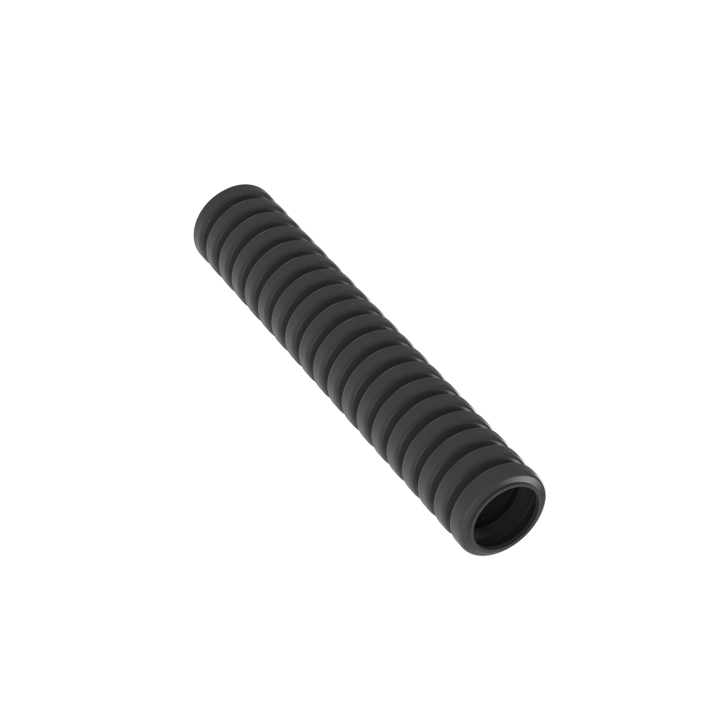 Düzeltilmiş Naylon Örgü Hortumu, .25" (6.35mm) x 100', HS Siyah, Paket 1