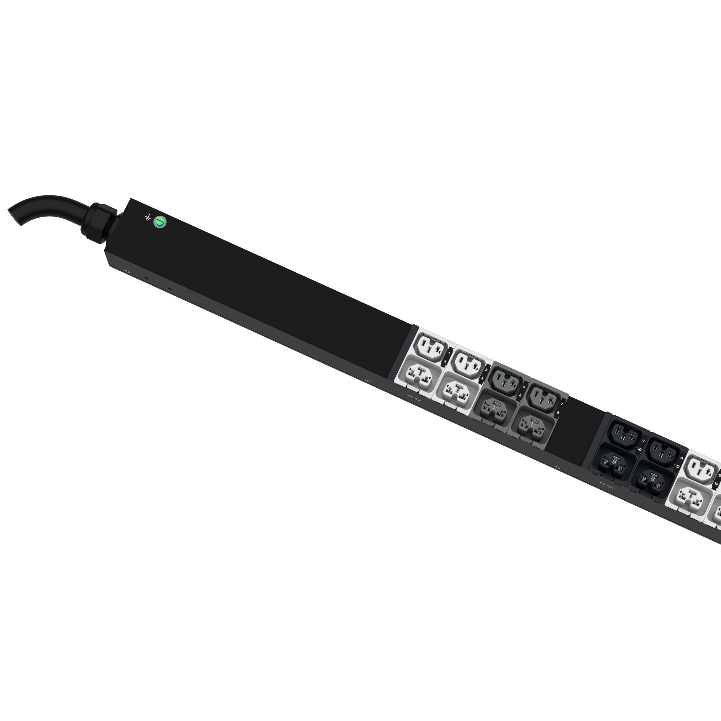 G6 MI Güç Dağıtım Birimi, 20A/16A, (24)C13/C15, (24)C13/15/C19/C21, IEC 60309 3P+N+E 6h