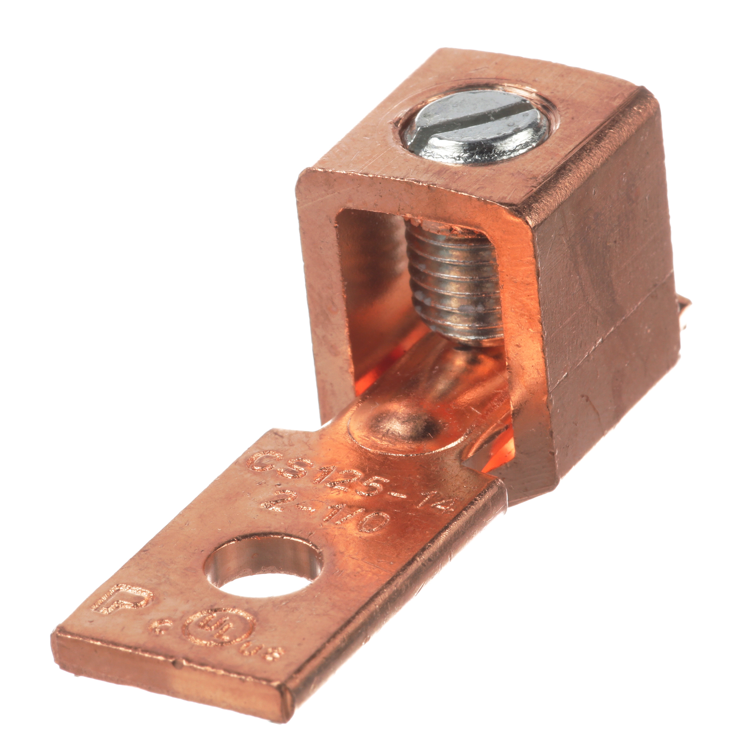 Mekanik Bağlantı Uçları, Düz Dil, Kalay Kaplı Bakır, Tek 6.35mm Somun, 25'li Paket