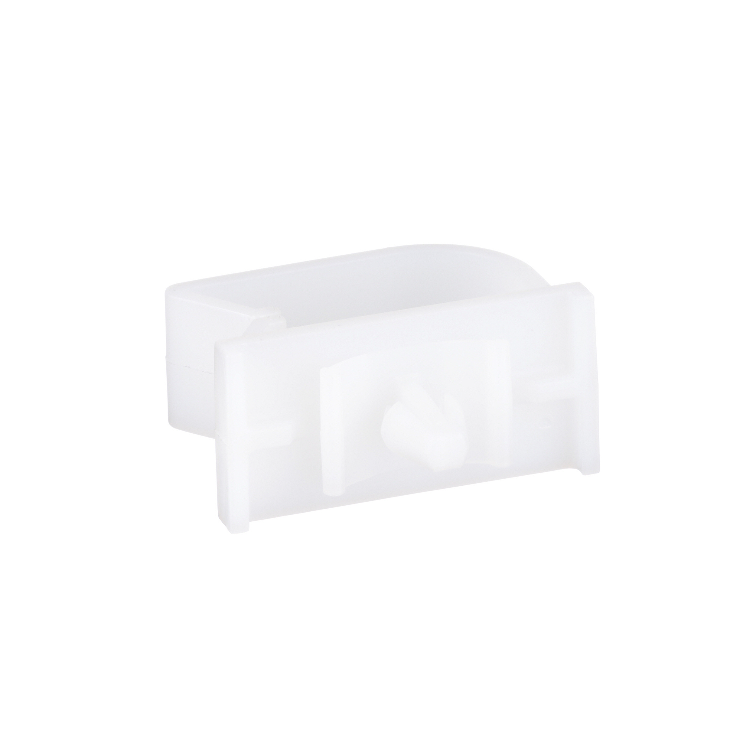 Wire Clip, Natural, PA 6.6, Push Barb, 37.3x18.5x25.4mm, PK50