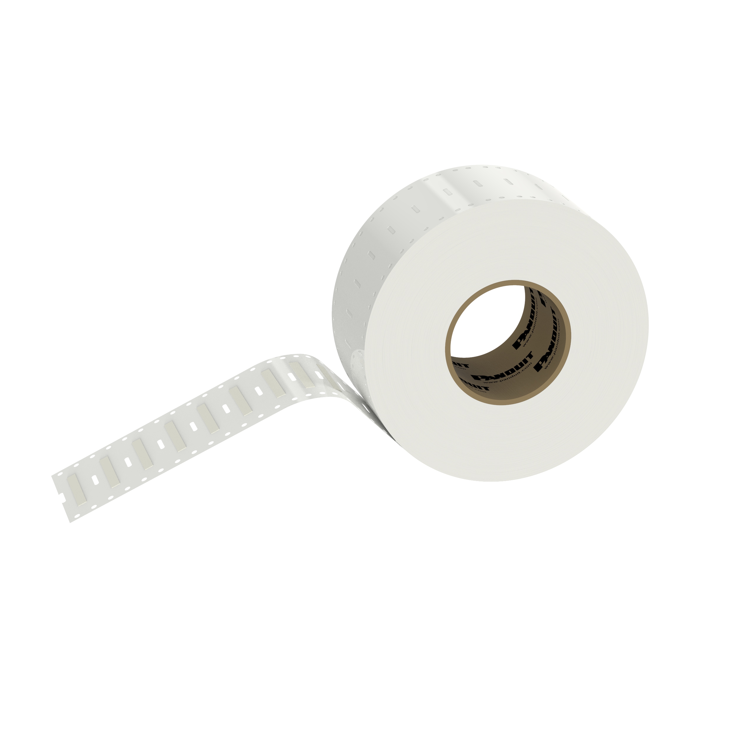 Büzülme, PO, Beyaz, Askeri Kalite, 5000 Etiket, TT, 8.6x25.4mm
