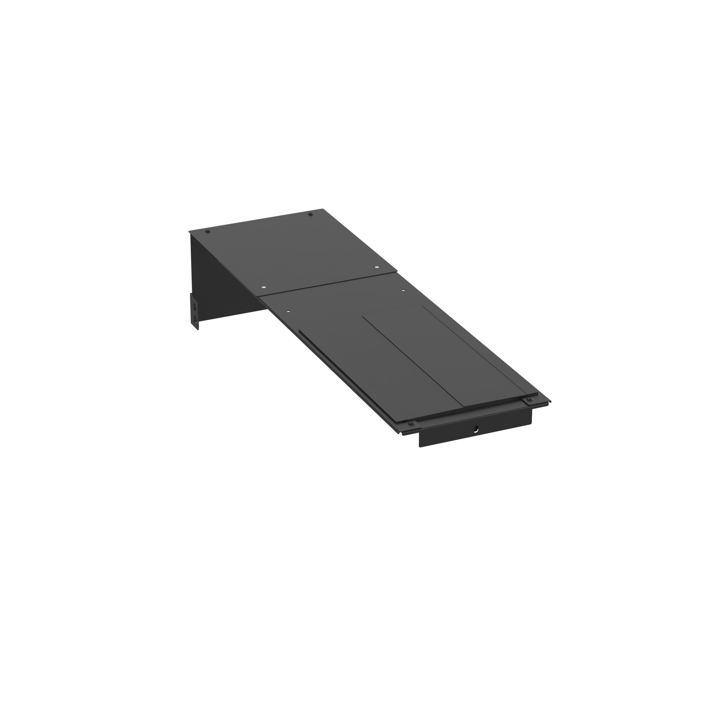 PR2V Üst Kapak 10" Genişlik Ayarlanabilir Derinlik 30" ila 36", Siyah