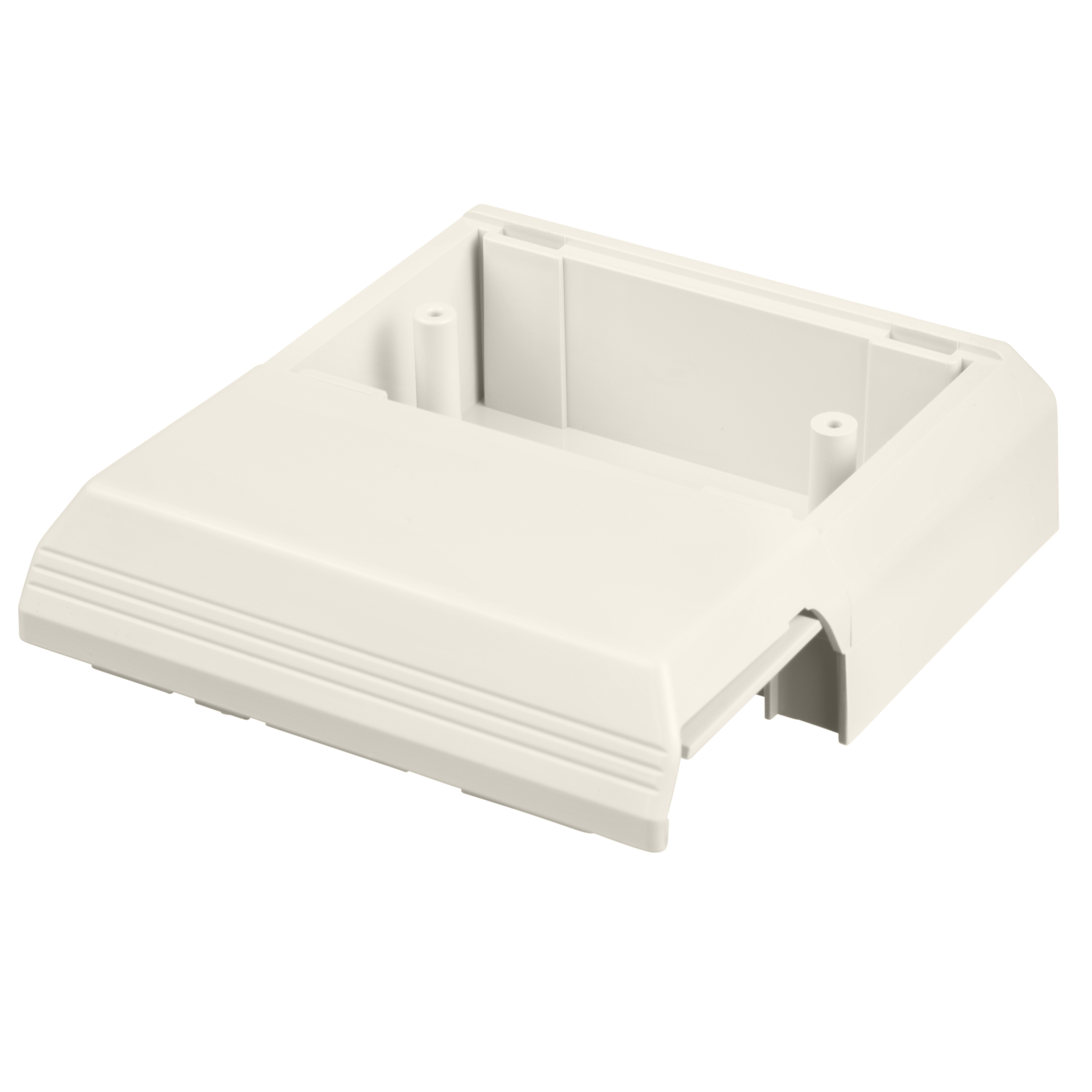 Surface Raceway, T-45 Offset Bracket for Faceplate, White