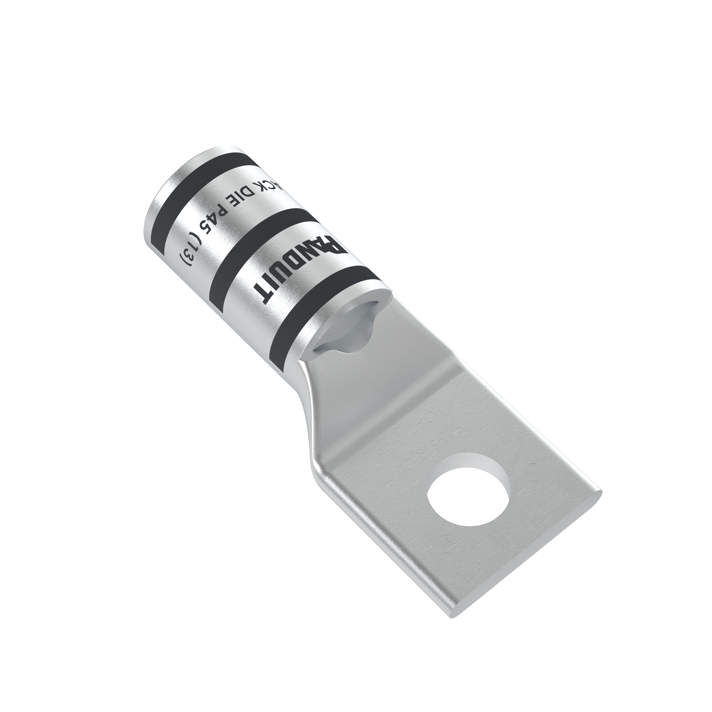 Bağlantı Muhafazası, 2/0, Kalay Kaplı Bakır, Düz, Tek 7.9mm Somun, 10'lu Paket