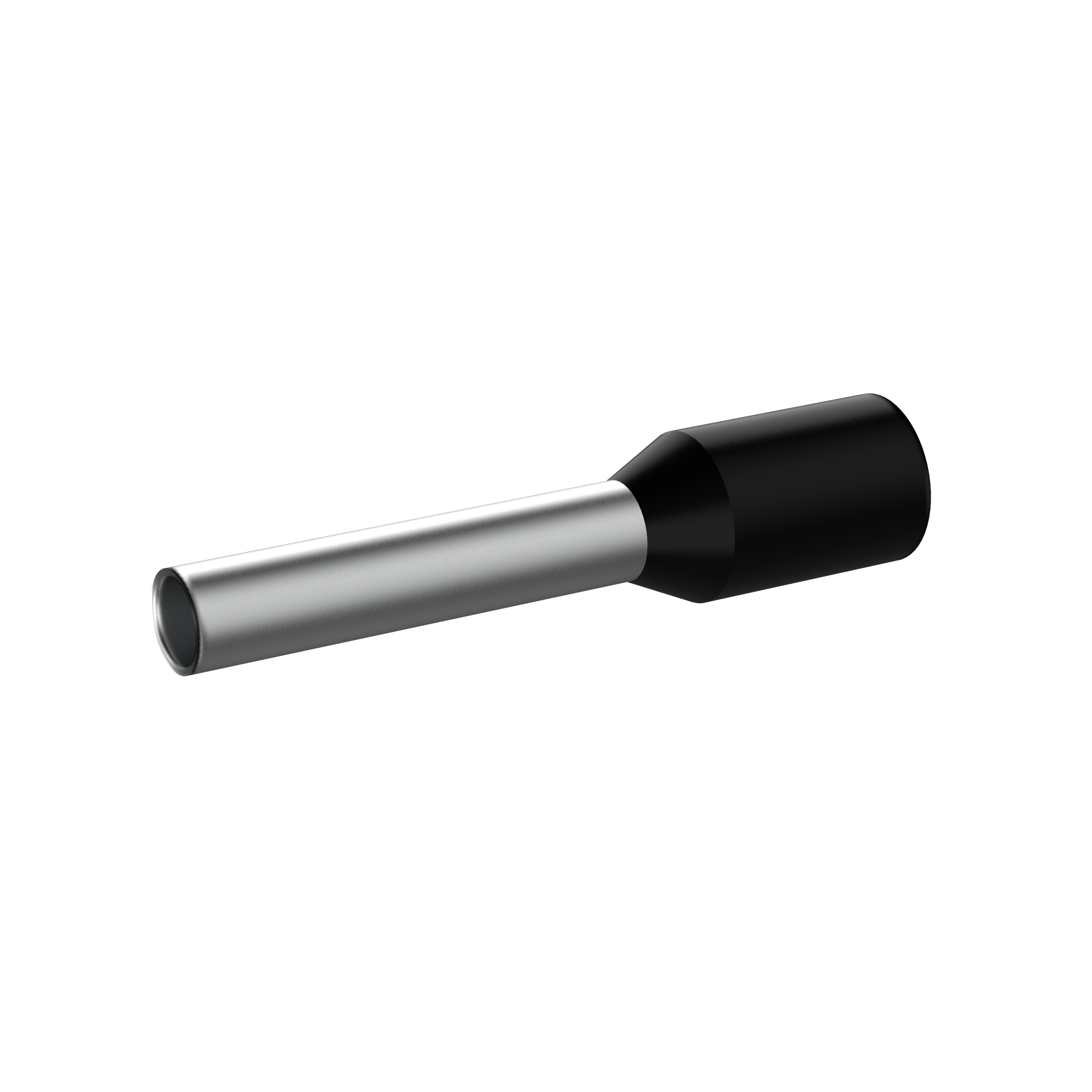 Tek tel sıyırıcı, Siyah, 1.5mm² Tel, 10mm Pin Uzunluğu, 500'lü Paket