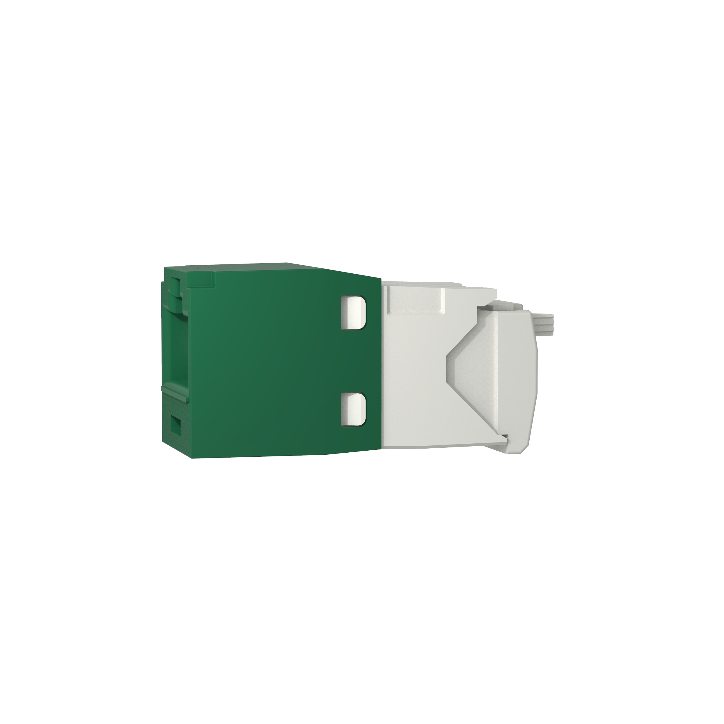 Mini-Com® UTP RJ45 Cat 6 TG Jack Module, Green
