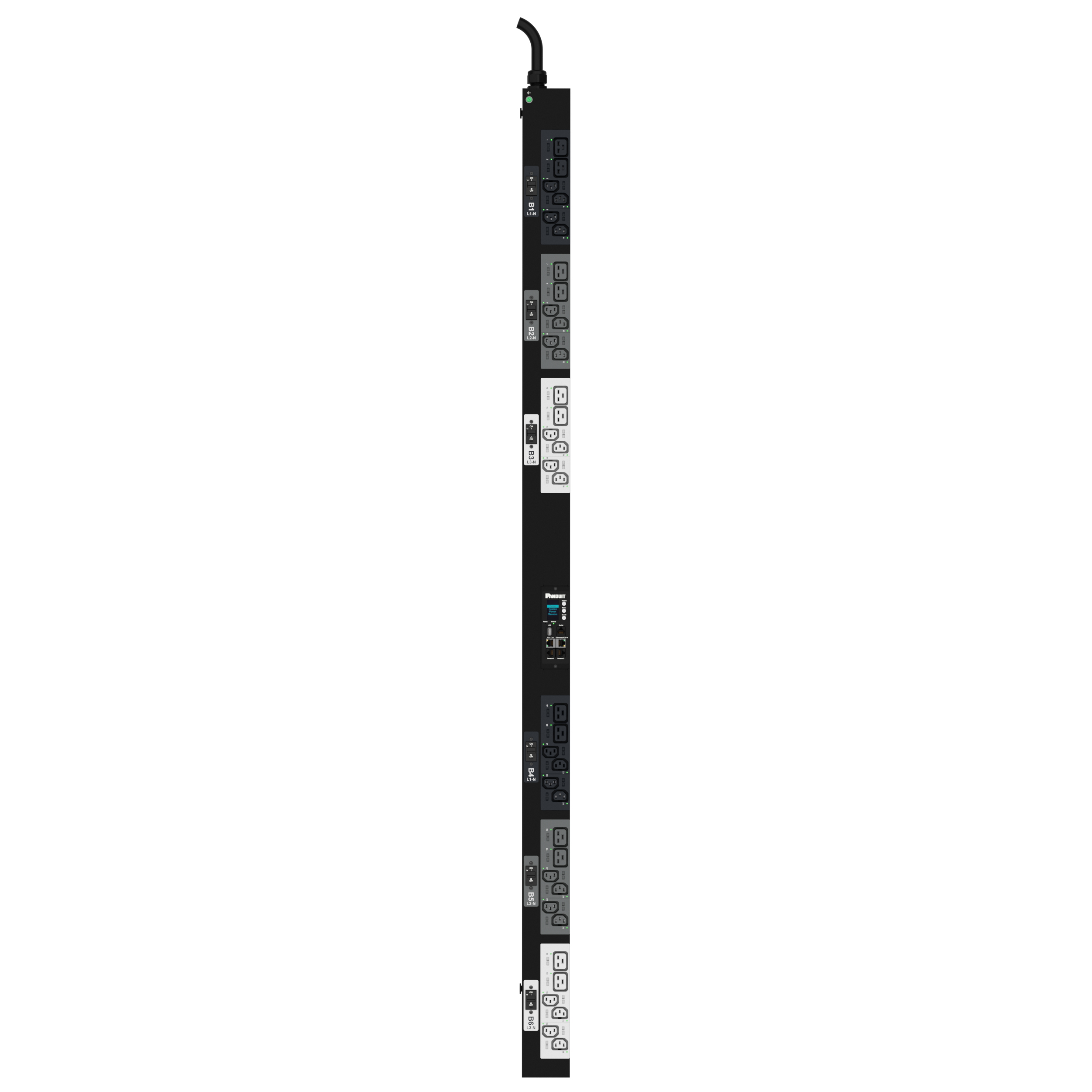 G6 MSPO PDU, 32AMP, (24)C13, (12)C19, IEC 60309 3P+N+E 6h