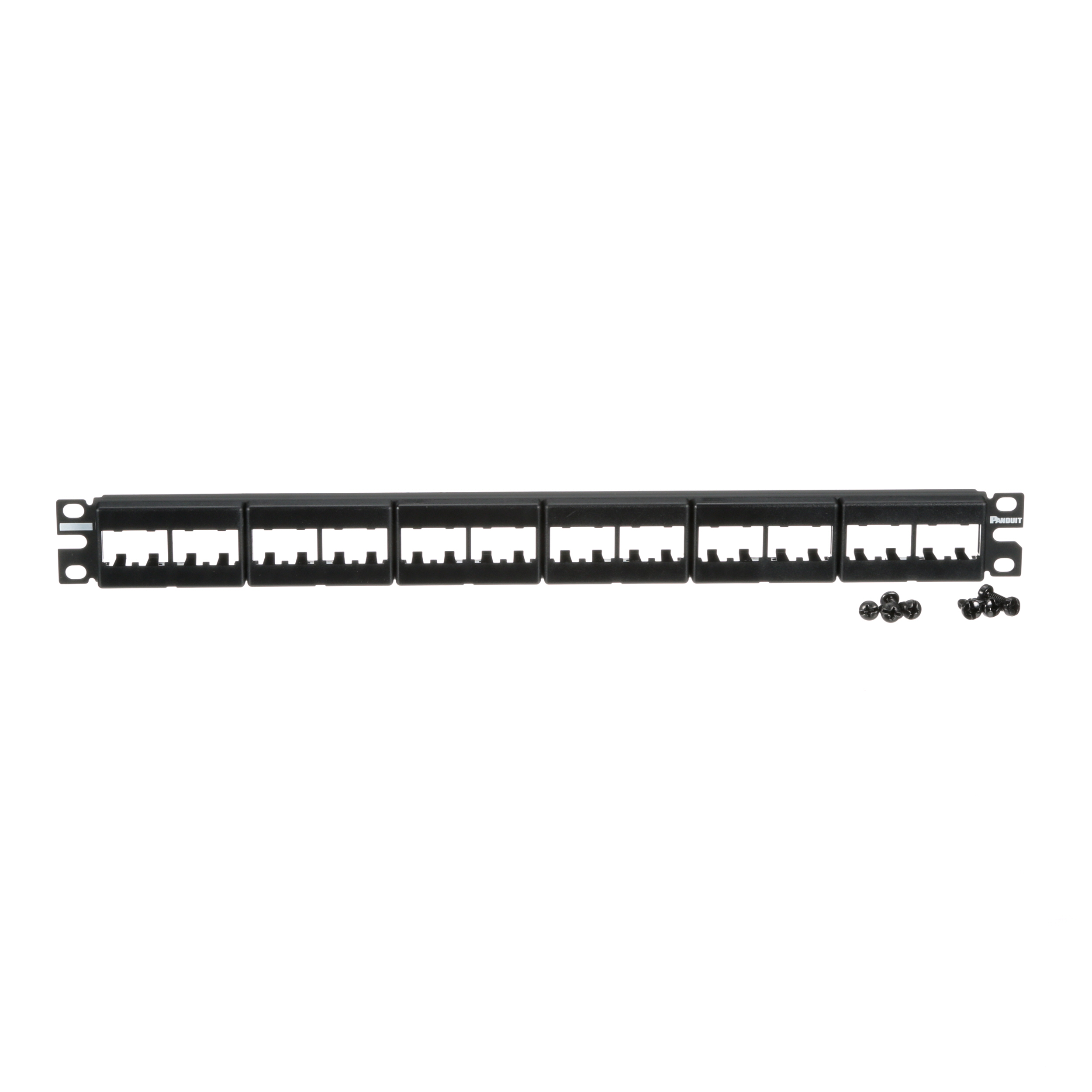 Mini-Com® Yama Paneli, 24 Port, 1 RU, BL