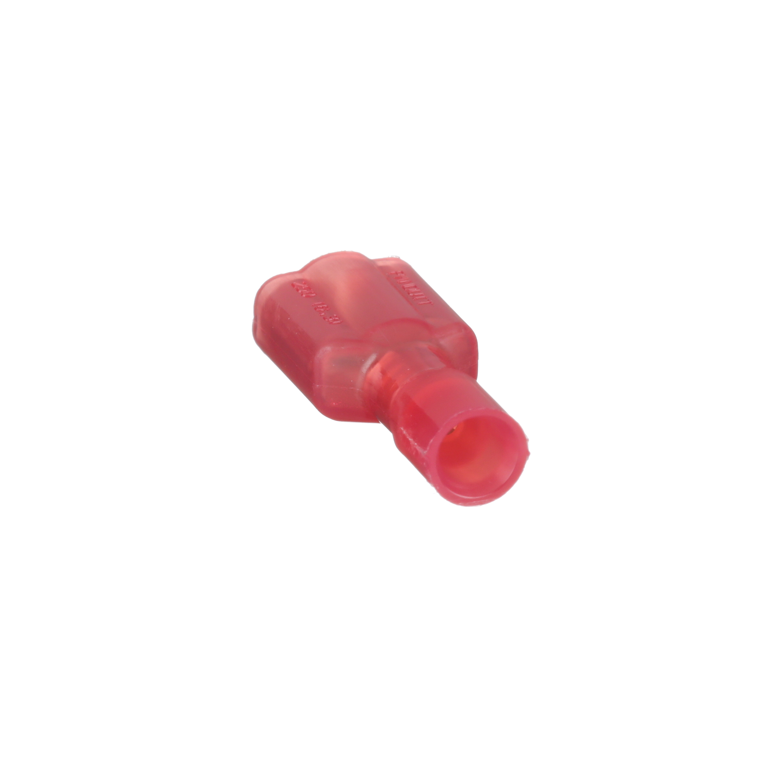 Kesici Terminal, Kırmızı, Naylon, 0.5-1mm² Kablo, 6.3 x 0.8 mm Levha, 100'lü Paket