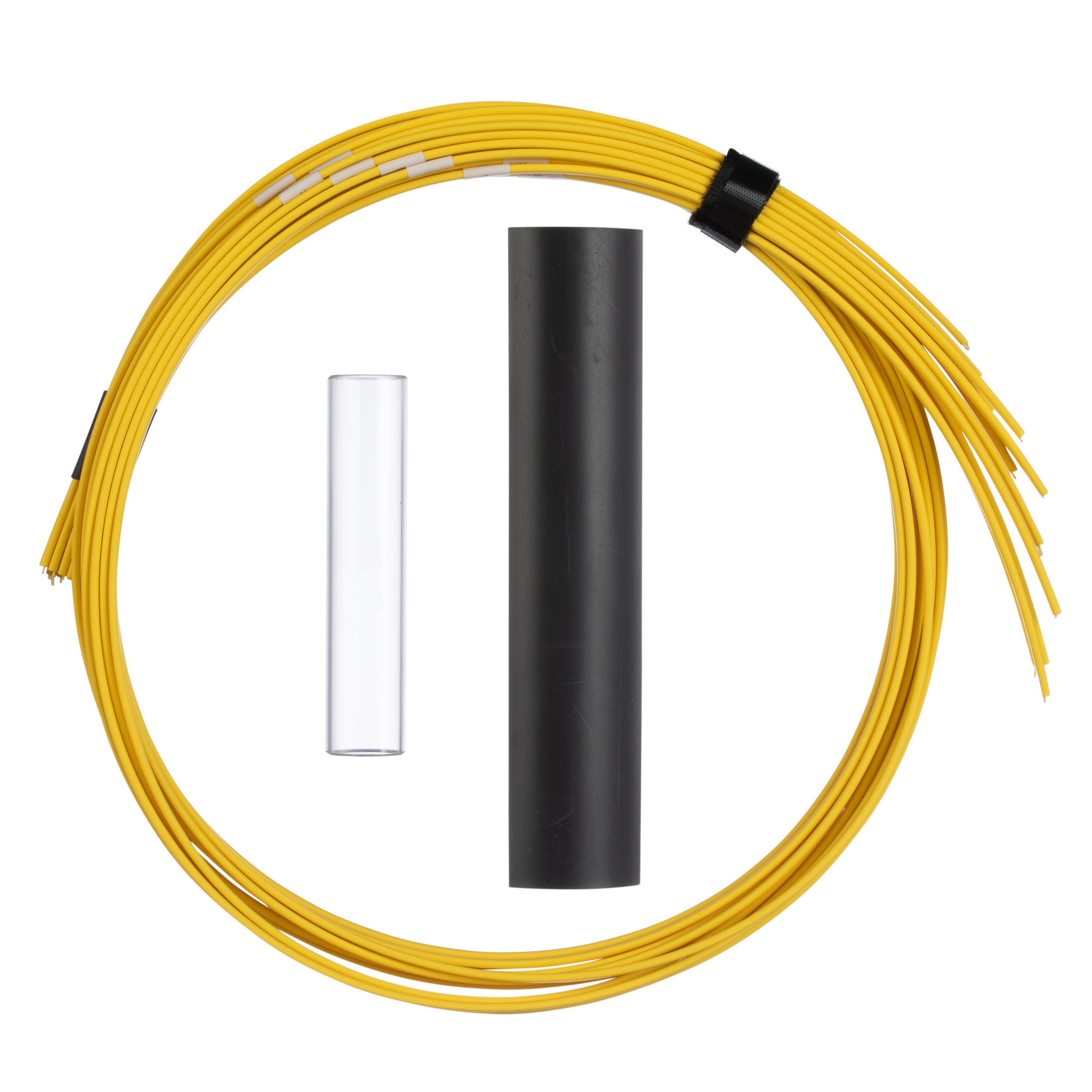 Optik Fiber Ayrım Seti, Düz, 144-fiber, tek modlu, 1 metre