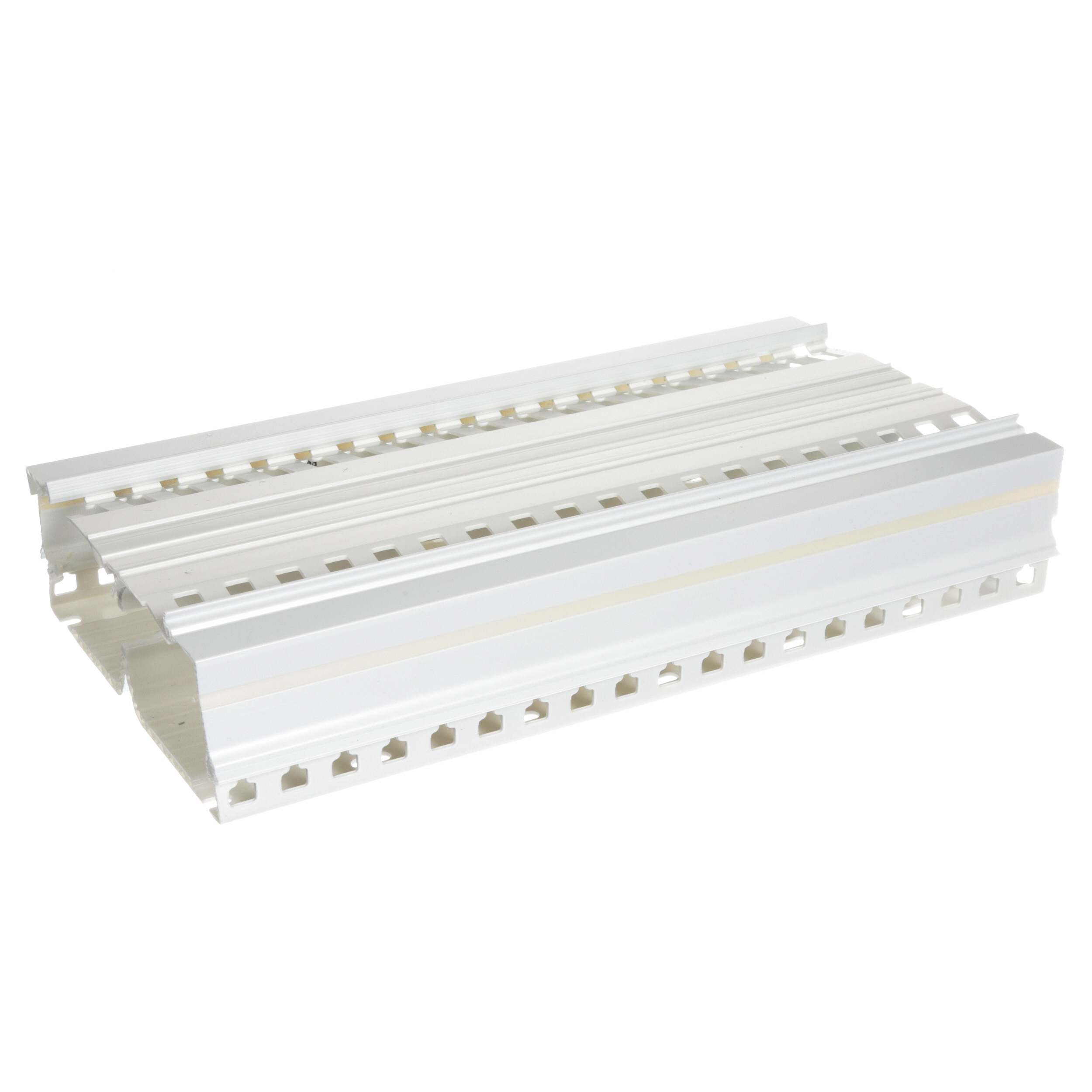 DIN Rail Duct, White, PVC, 53.8x1800x158mm