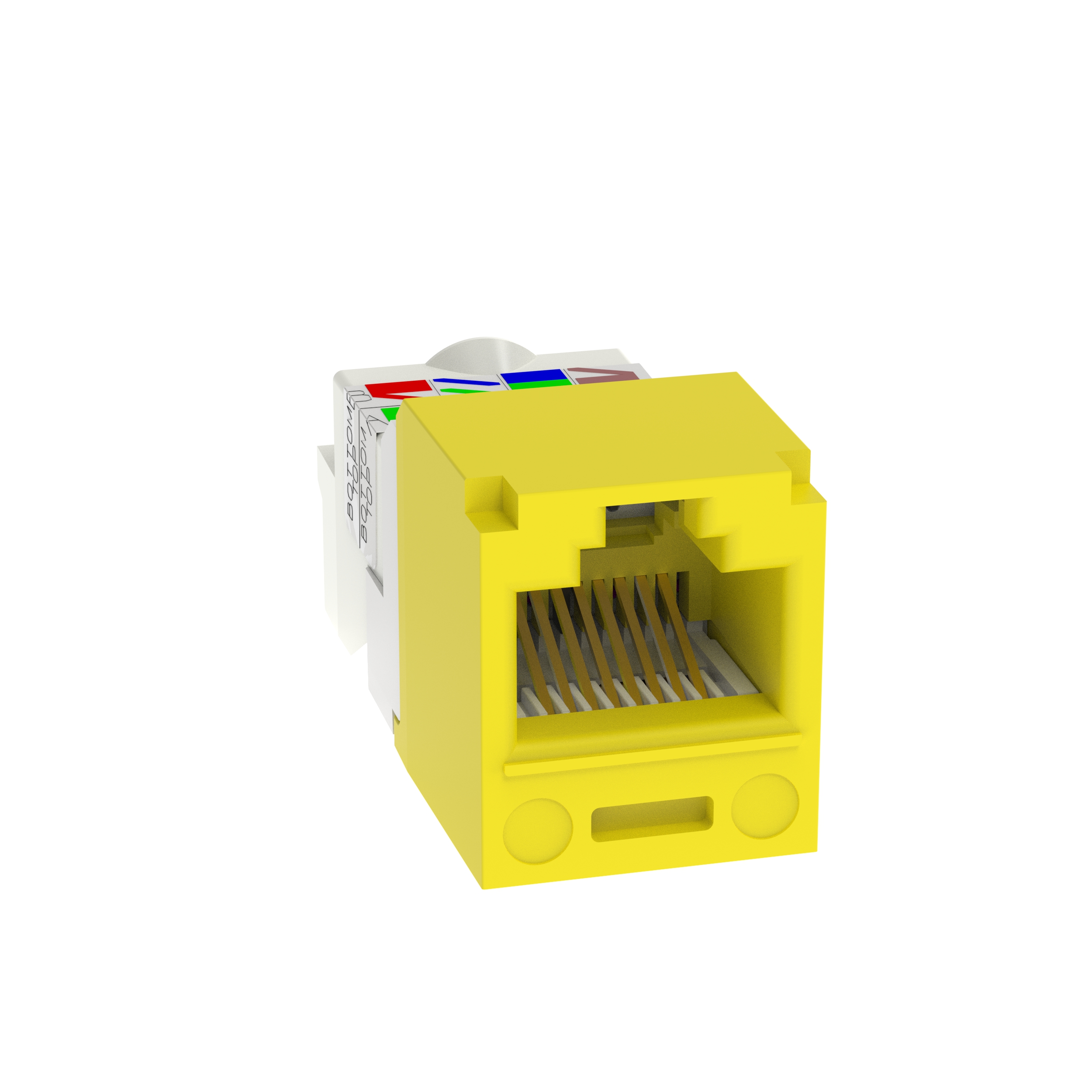 Mini-Com Module, Cat 6, UTP, 8 pos 8 wir