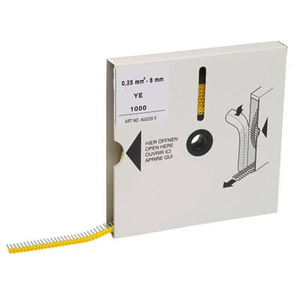Reel Smart™ FSD73-8-K kaplı tek tel Ferrules