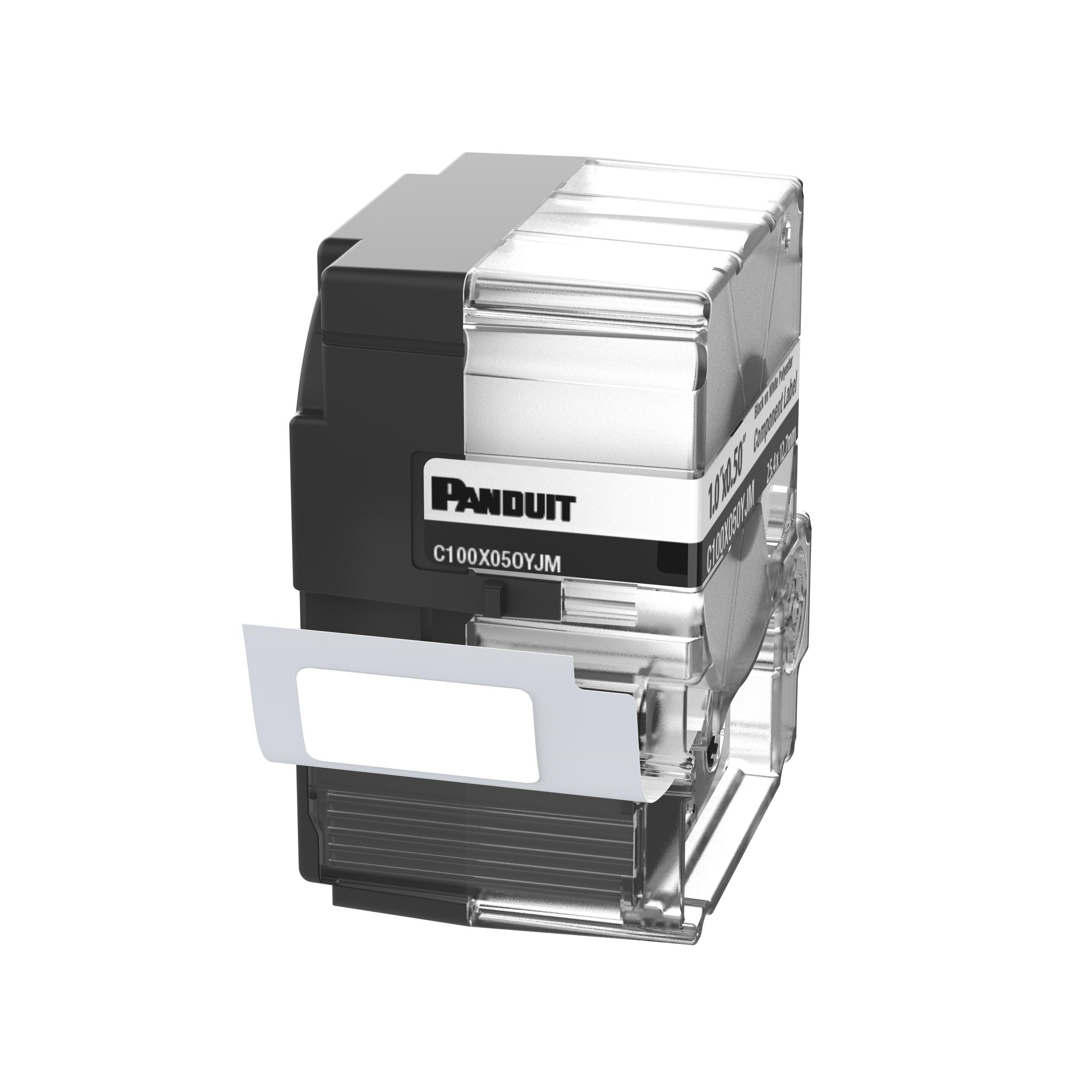 PXE Kaset, Comp Etiket, Yapışkanlı Polyester, 25.4 mm Genişlik x 12.7 mm Yükseklik, Beyaz