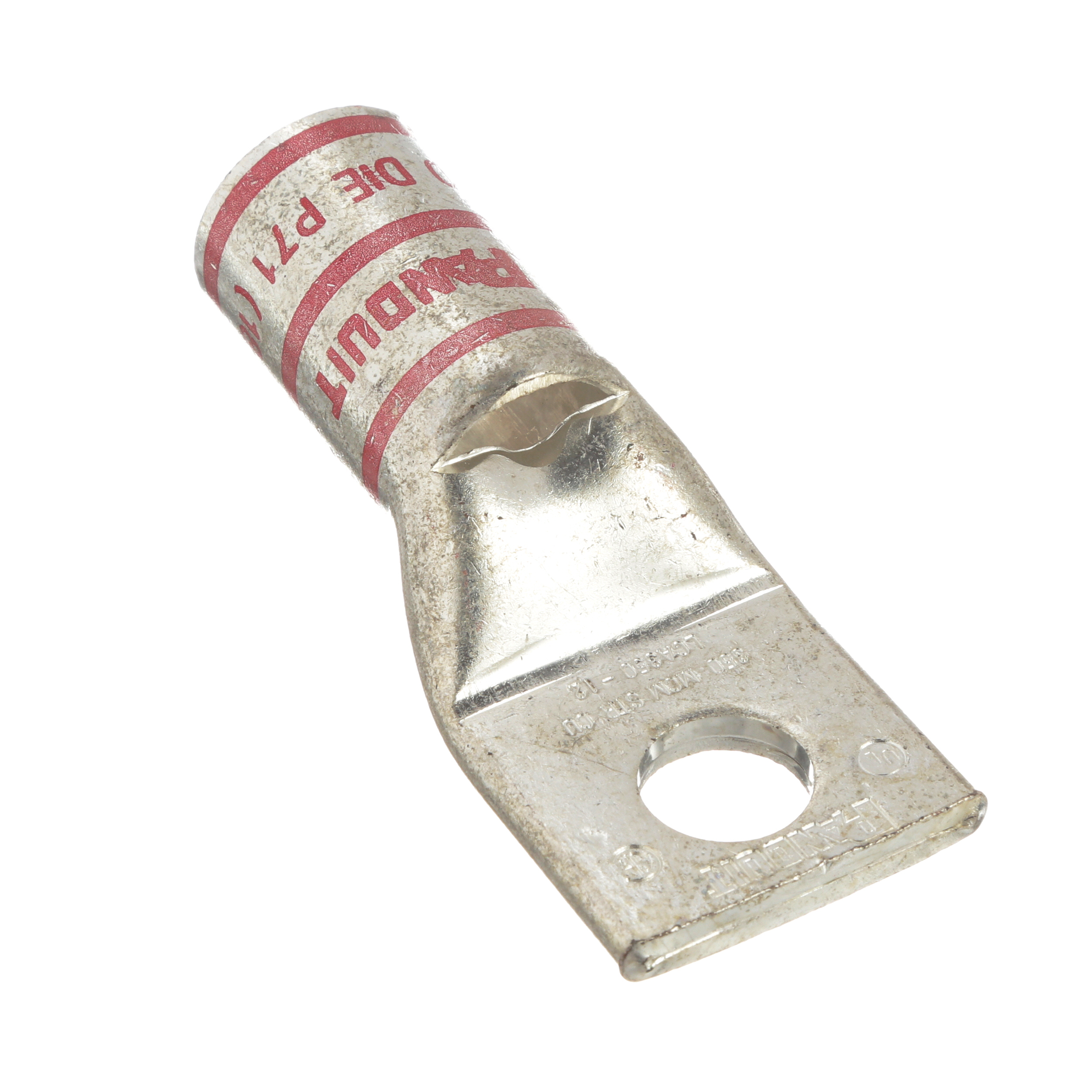 Bağlantı Muhafaza, 350, Kalay Kaplı Bakır, Düz, Tek 12.7mm Somun, 10'lu Paket