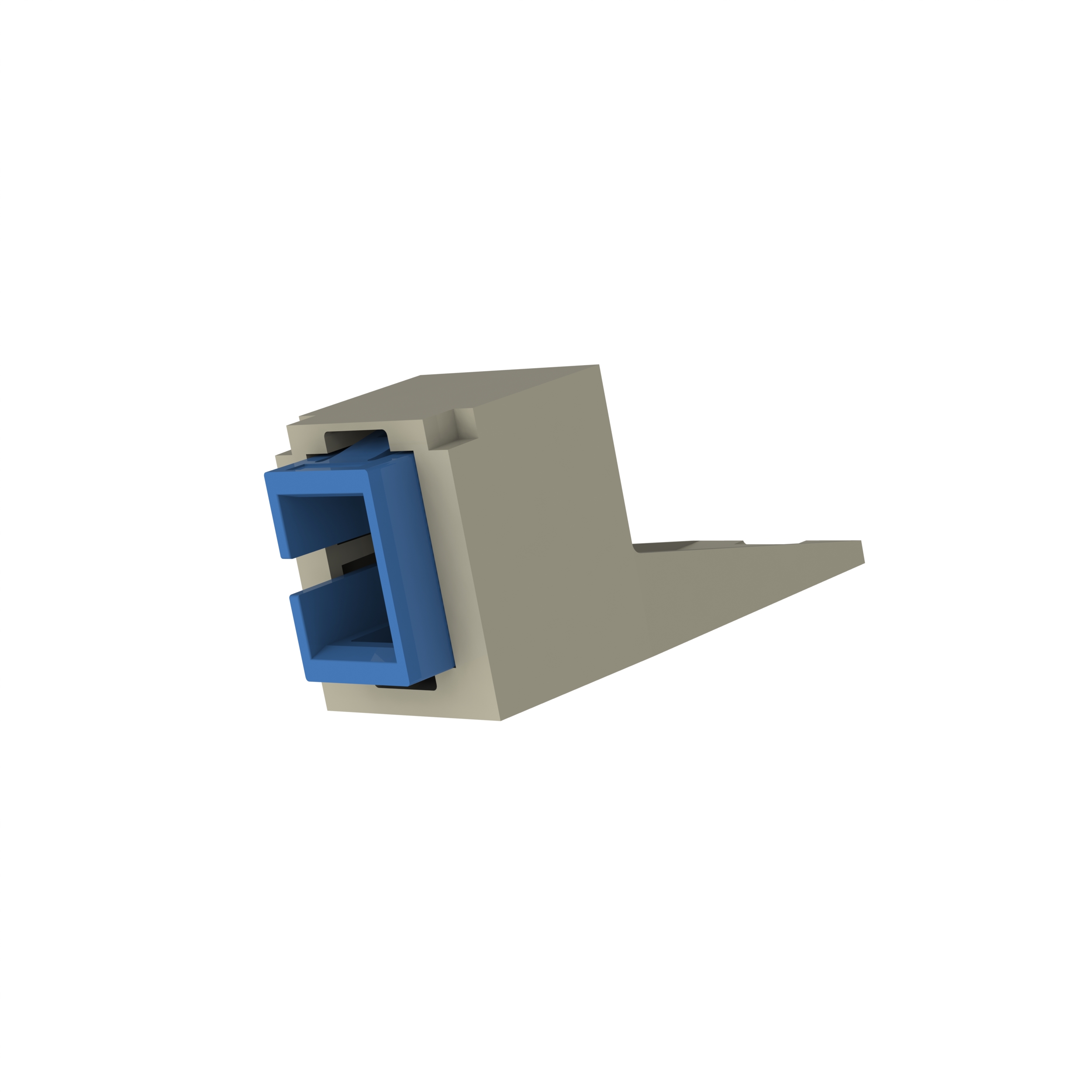 Mini-Com® Blue SC, Tek Modlu Simplex, Elektrik Fildişi Modül