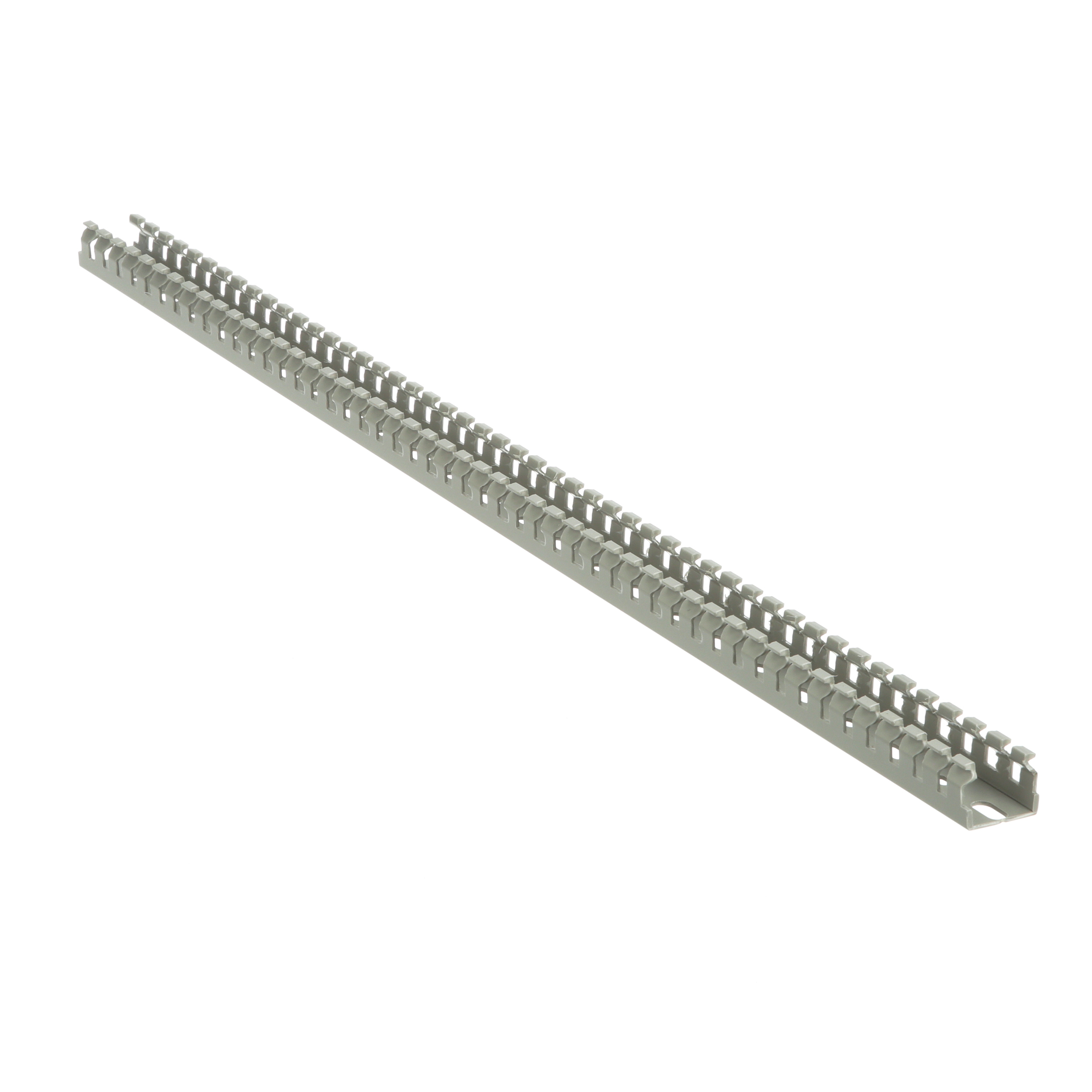 Oluklu Metrik Kablo Kanalı, PVC, 25mm x 25mm x 2M, Açık Gri, 2'li Paket