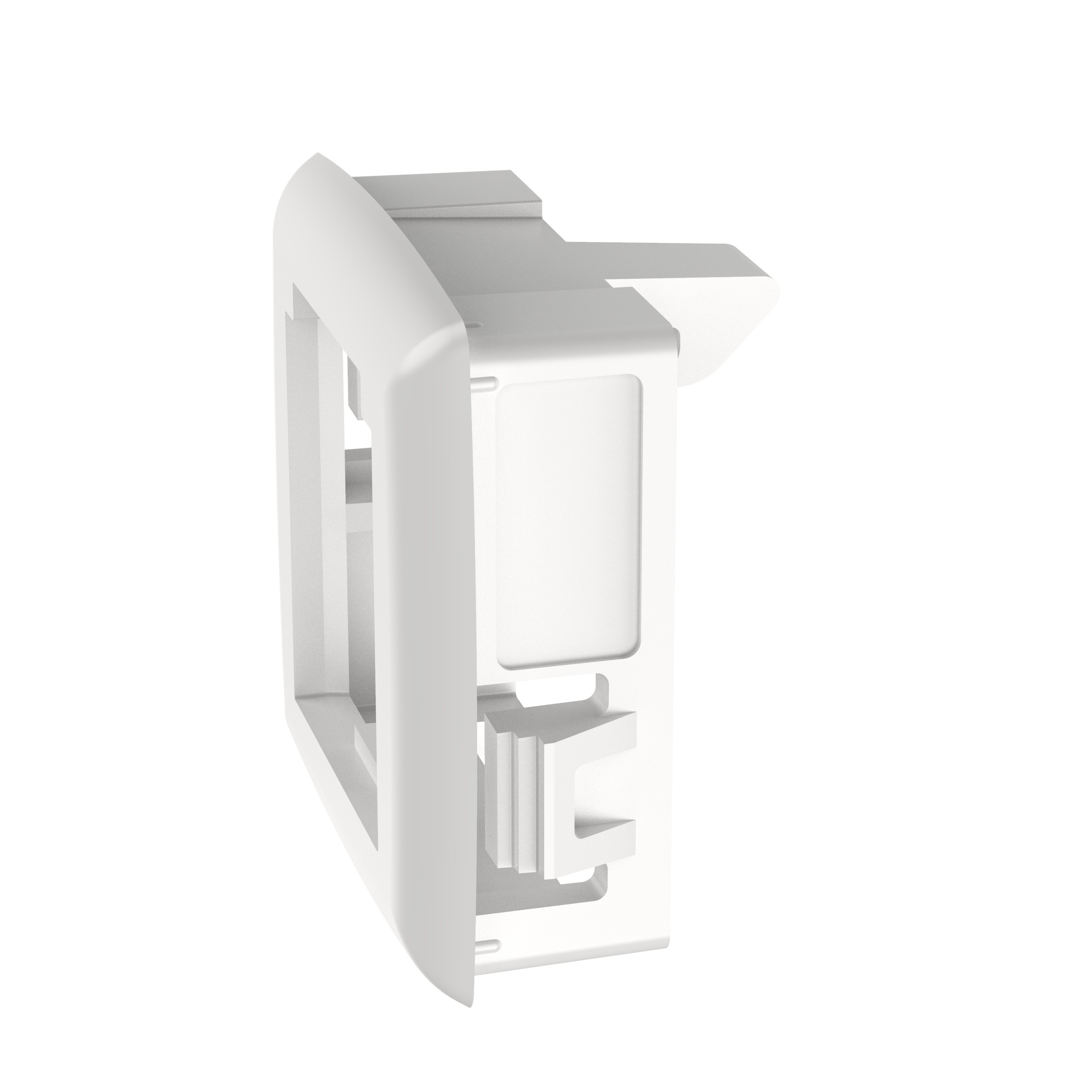 Mini-Com® Adapter, 1 Port, White