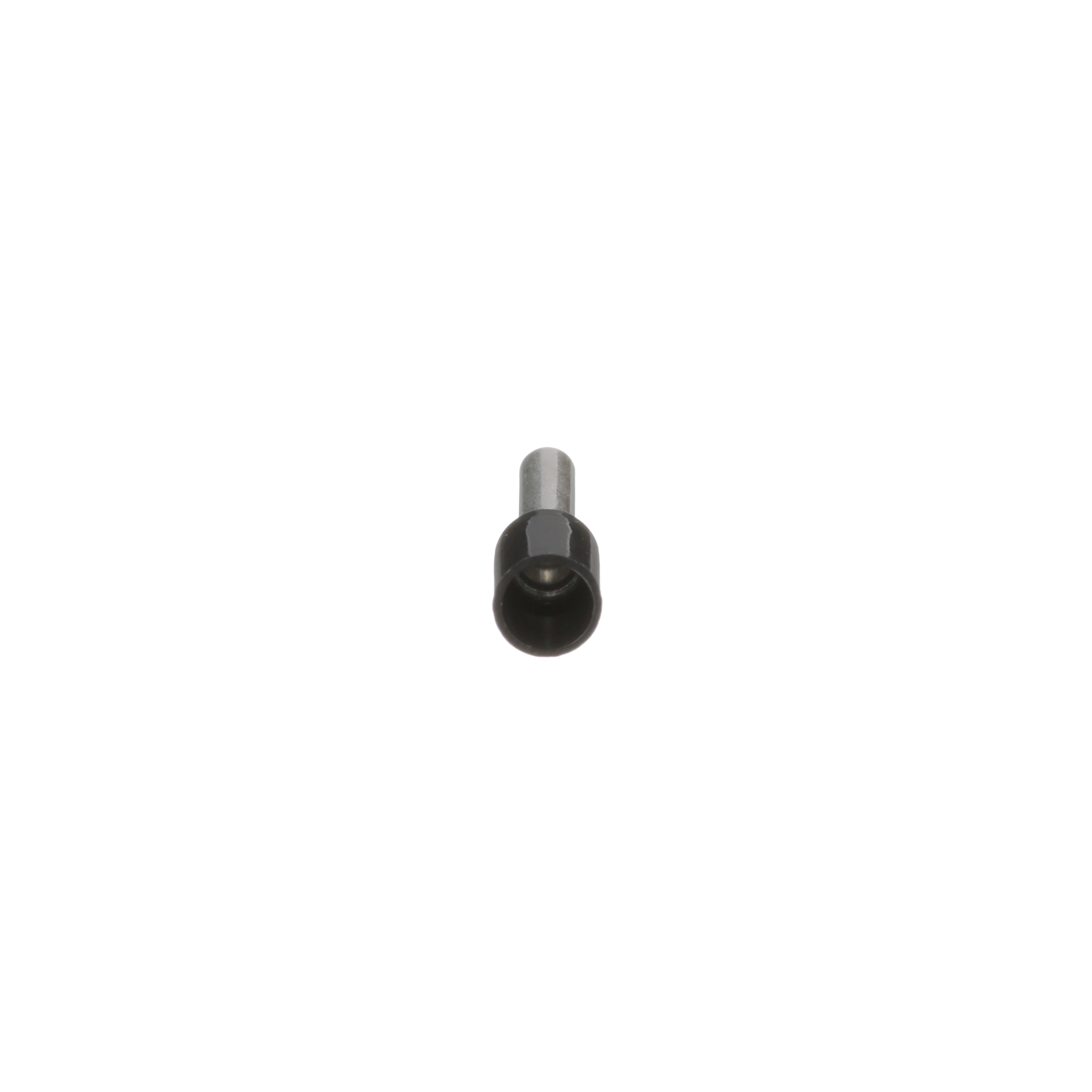 Tek tel silindir somunu, Siyah, 1.5mm² Tel, 8mm Pin Uzunluğu, 500'lü Paket