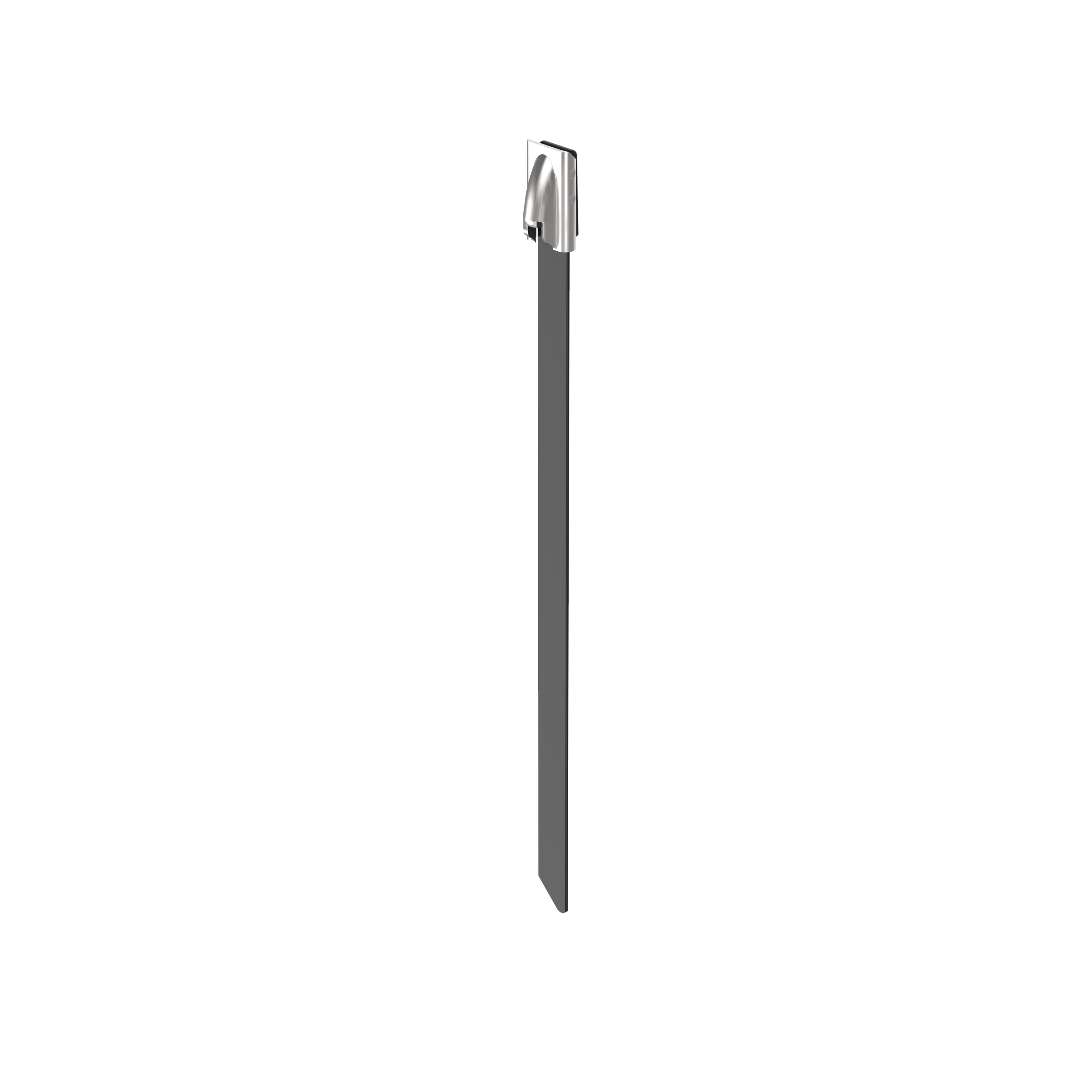 Kablo Bağı, PET Kaplı Paslanmaz Çelik 316, Siyah, 101.6x4.6mm, Paket 100
