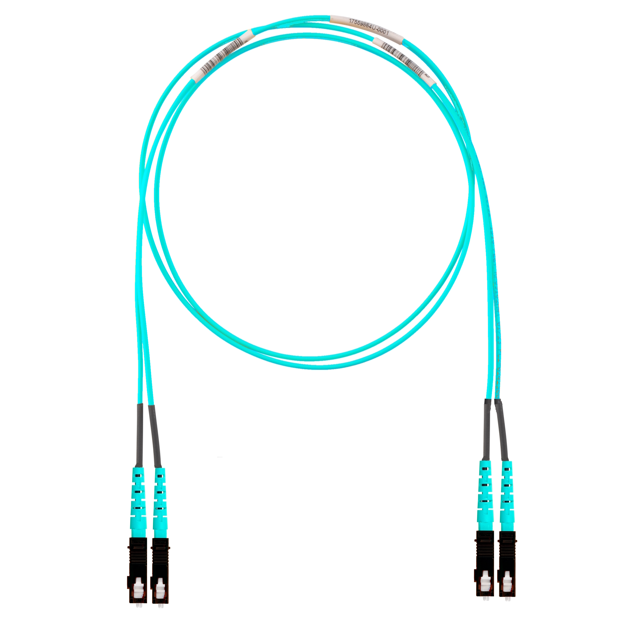 Opti-Core® 2 Fiber Optik Bağlantı Kablosu, OM3, SC Çift Yönlü, Yükseltilmiş Yerde Kullanıma Uygun