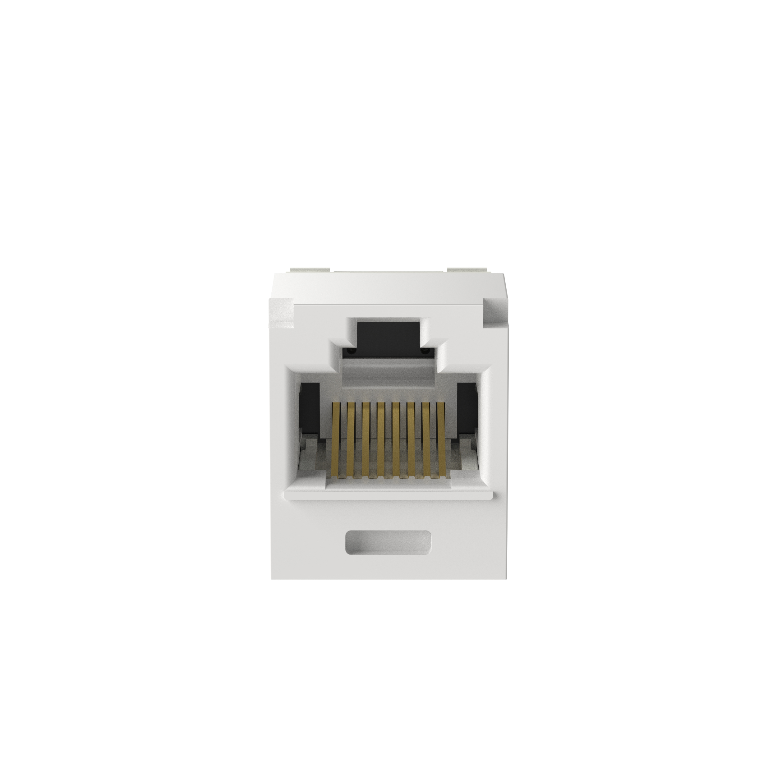 Mini-Com® UTP RJ45 Cat 6 TG Jak Modülü Korozyon Dayanımlı, Beyaz