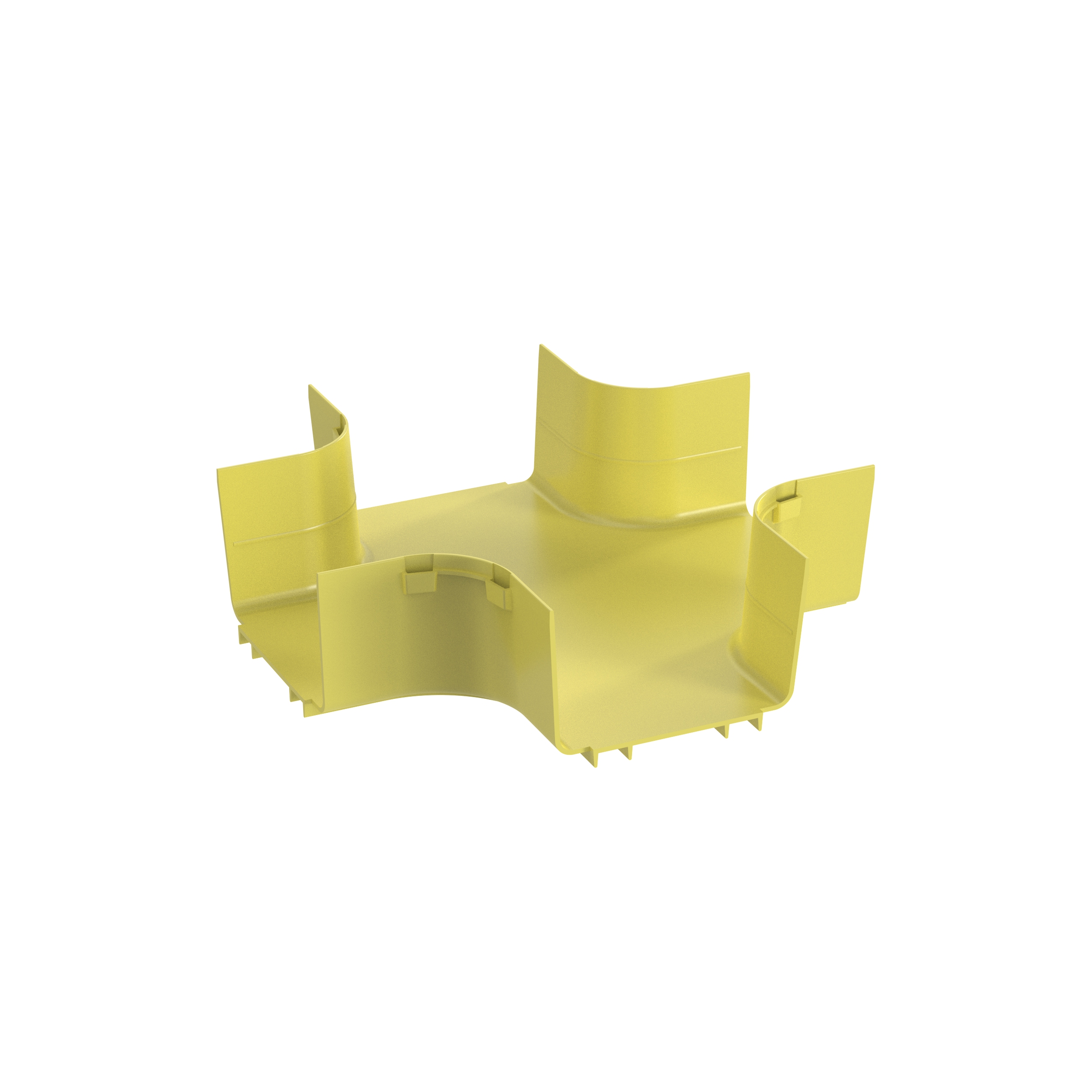 FiberRunner® 4 Yönlü Çapraz Bağlantı Elemanı, 6x4, Sarı
