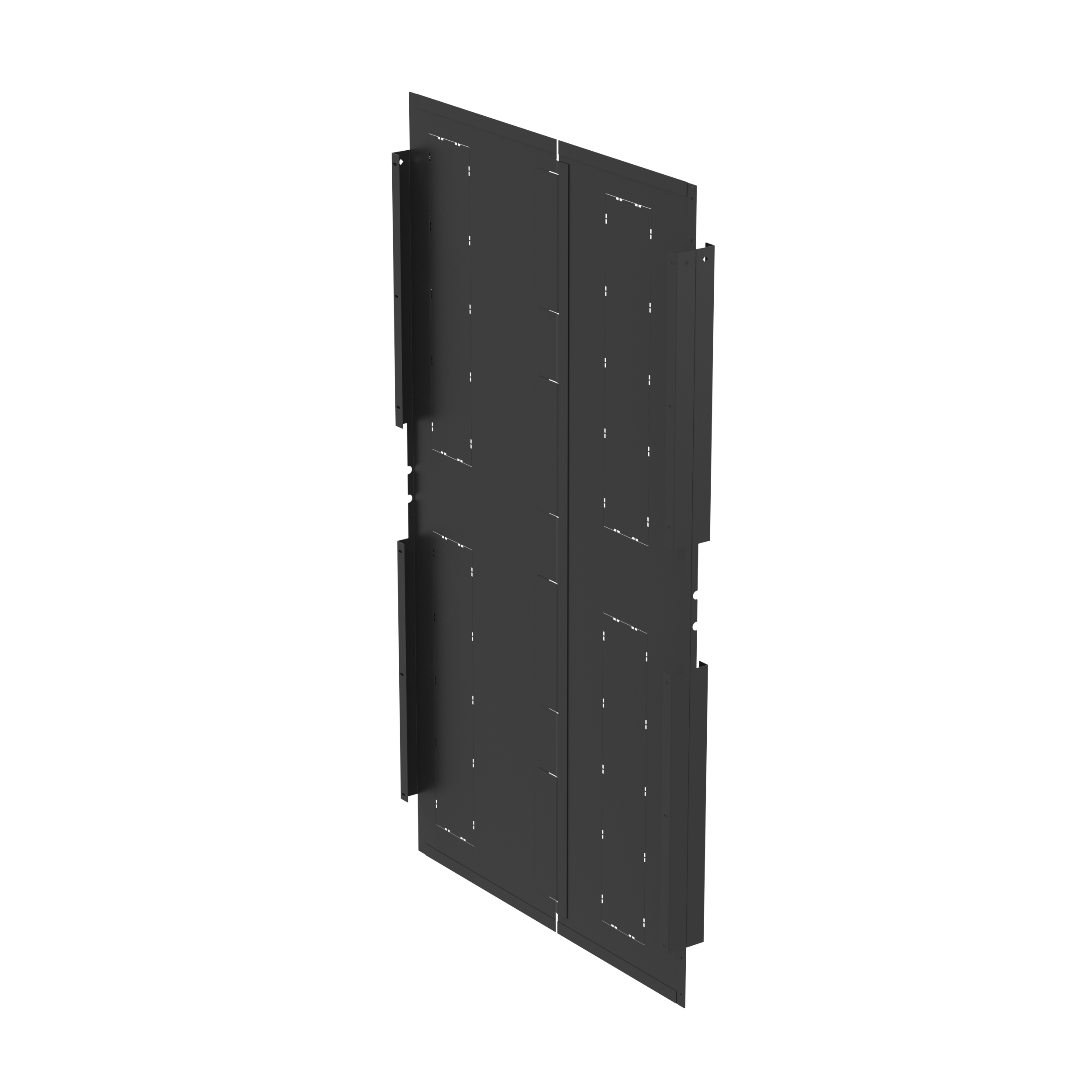 FlexFusion™ 2. Gün Yan Panel, 42RU x 1070mm, Siyah