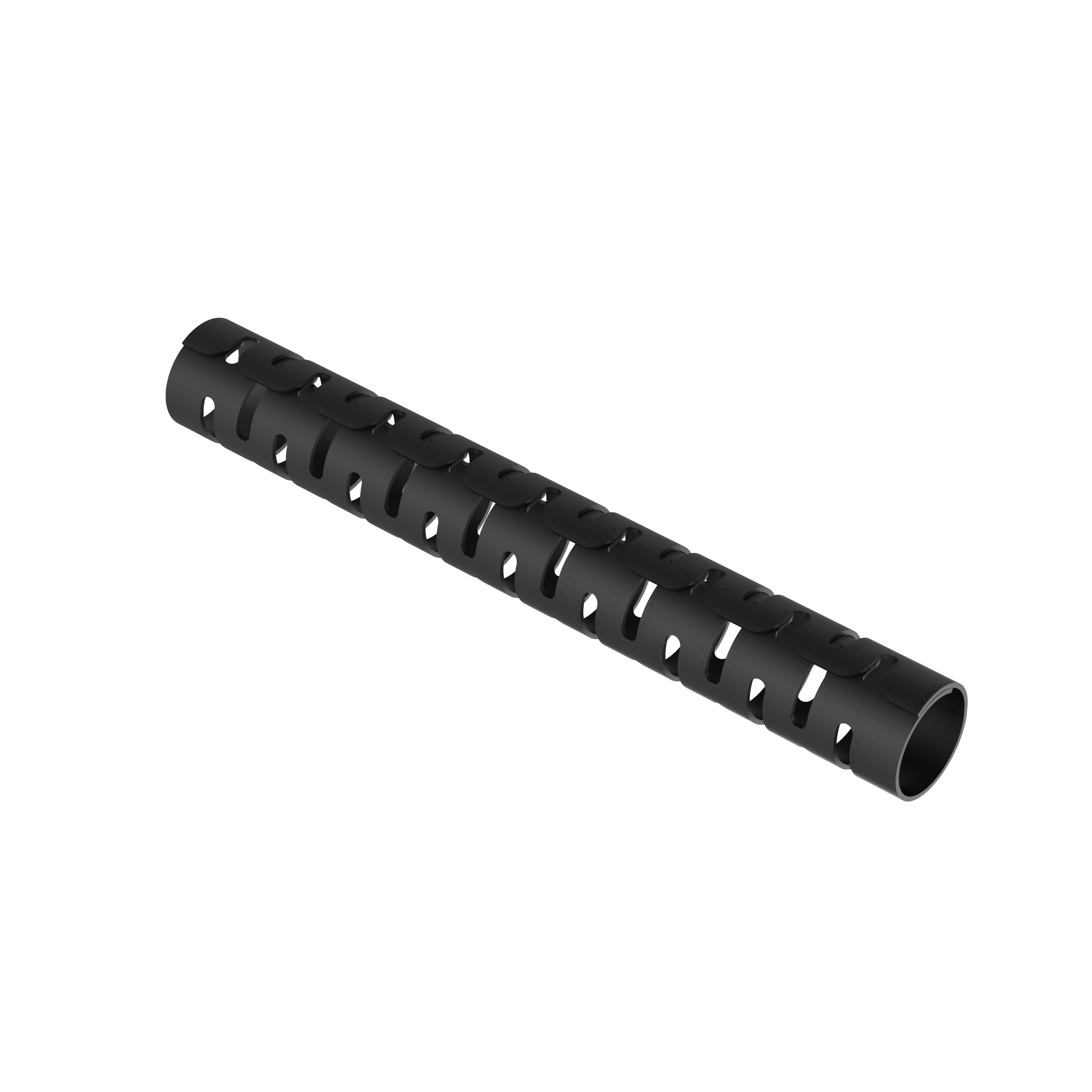 Bölünmüş Kablo Demeti Sarma, Siyah, FR PE, 25.4mm Nominal Çap, Paket 1