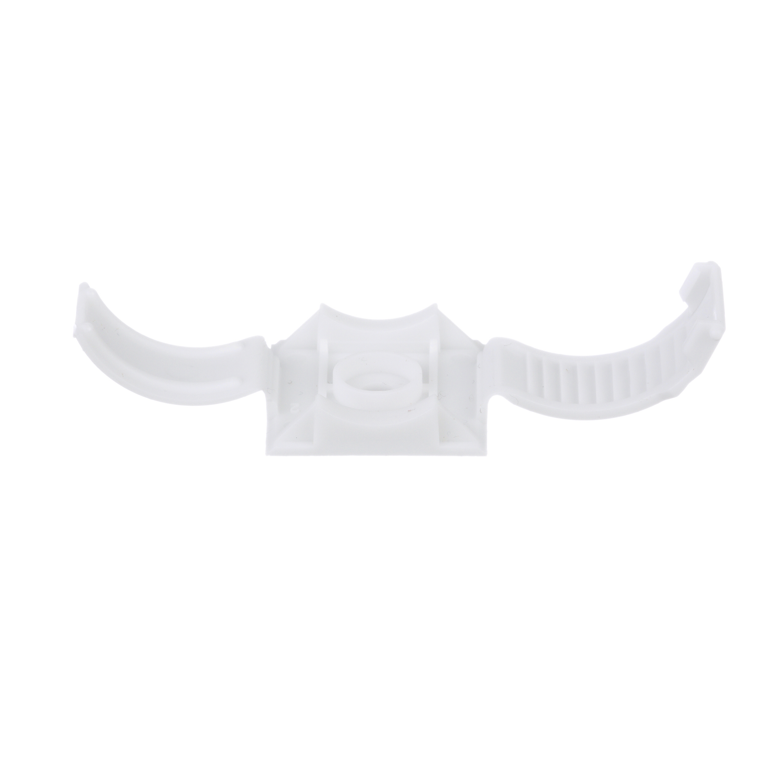 Ayarlanabilir Kelepçe, Beyaz, PP, Kauçuk Yapışkanlı, 25.4x25.4mm, 100'lü Paket