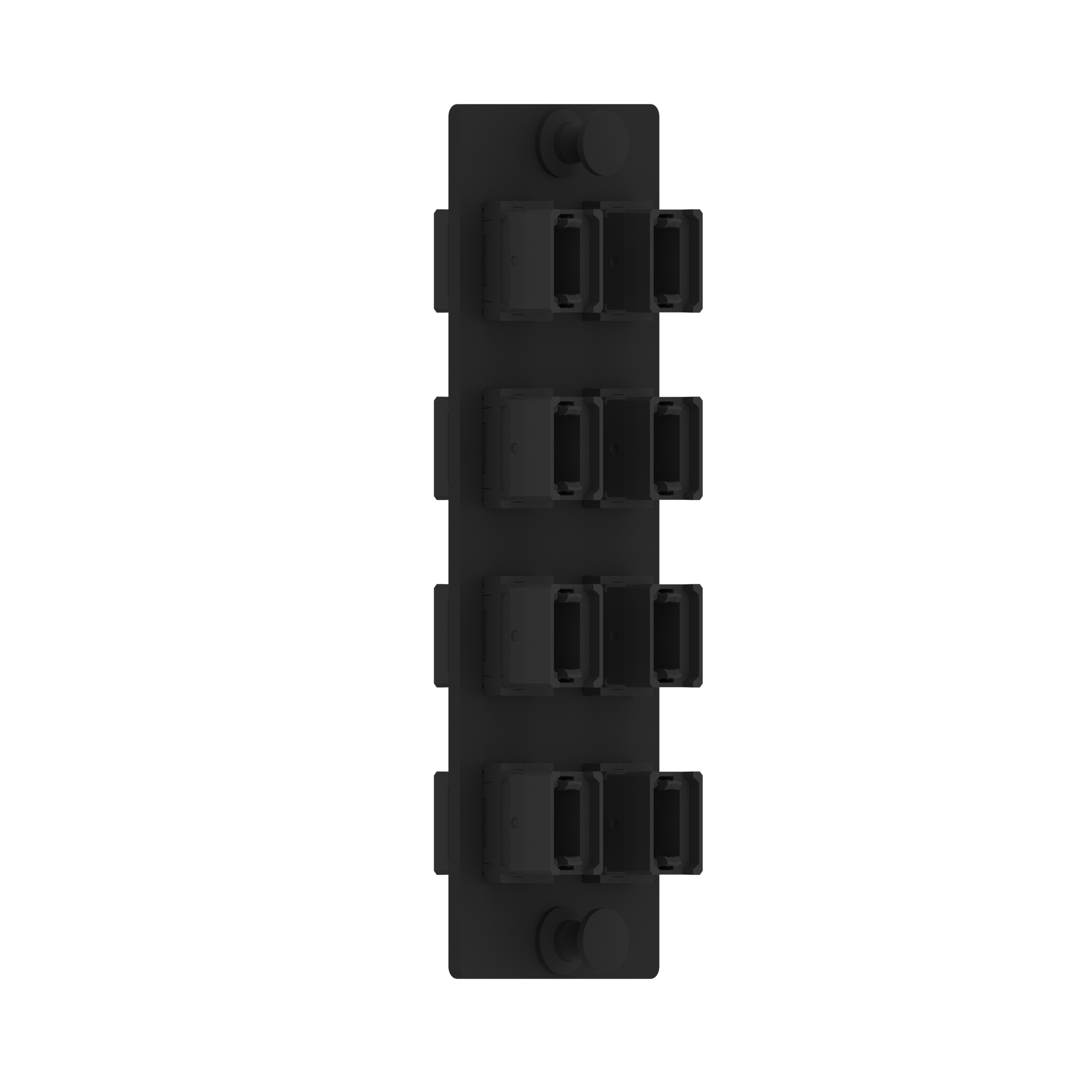 Opticom® FAP, 8 Tuş-Yukarı/Tuş-Aşağı MPO, Tip A, Siyah, Dikey