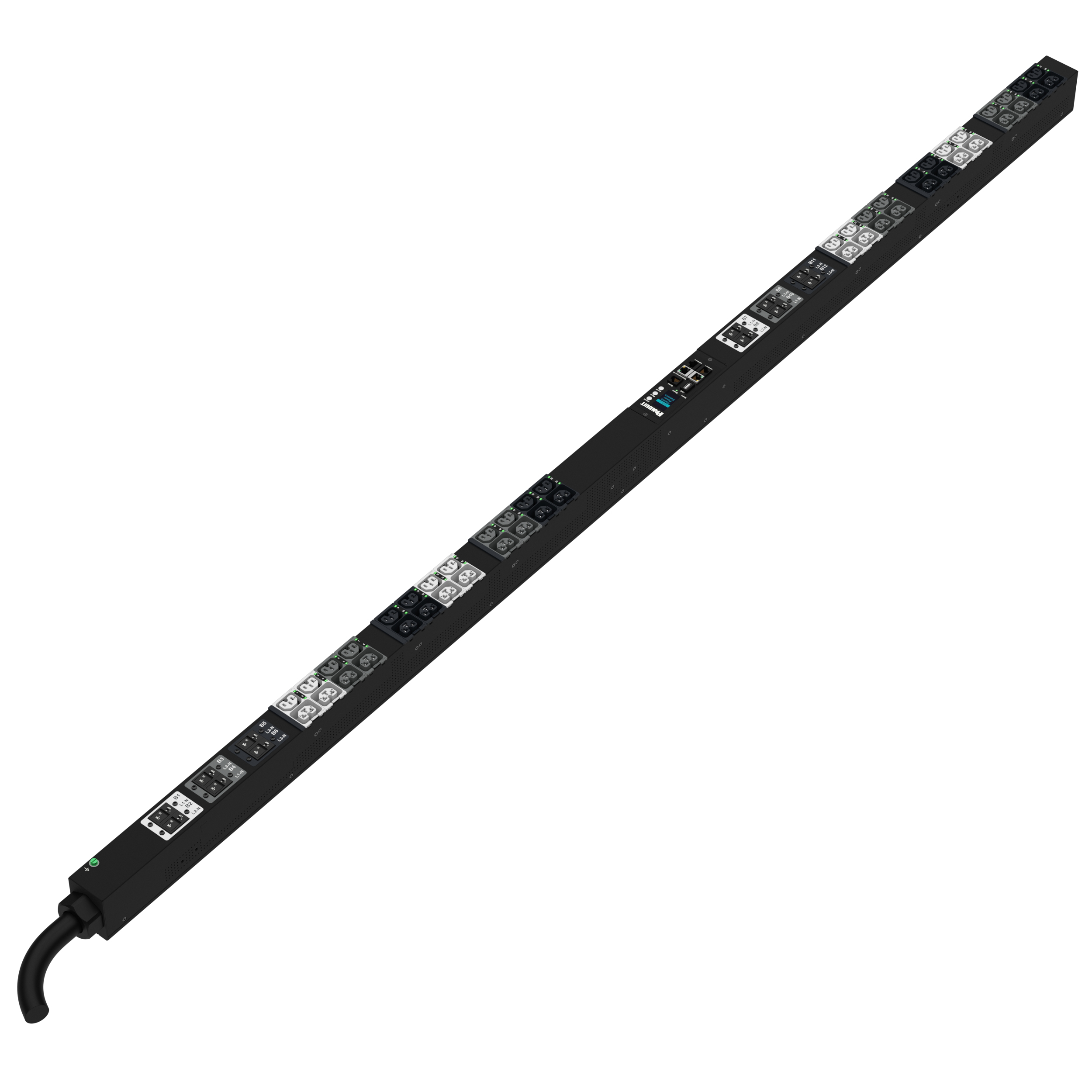 G6 MS Güç Dağıtım Birimi, 63A/60A, (24)C13/C15, (24)C13/15/C19/C21, IEC 60309 3P+N+E 6h